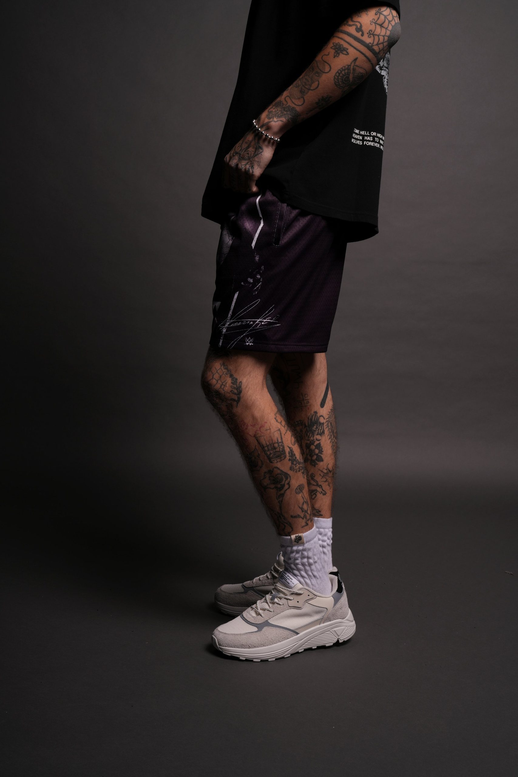 Piledriver Mesh Shorts in Phantom Purple - Image 5