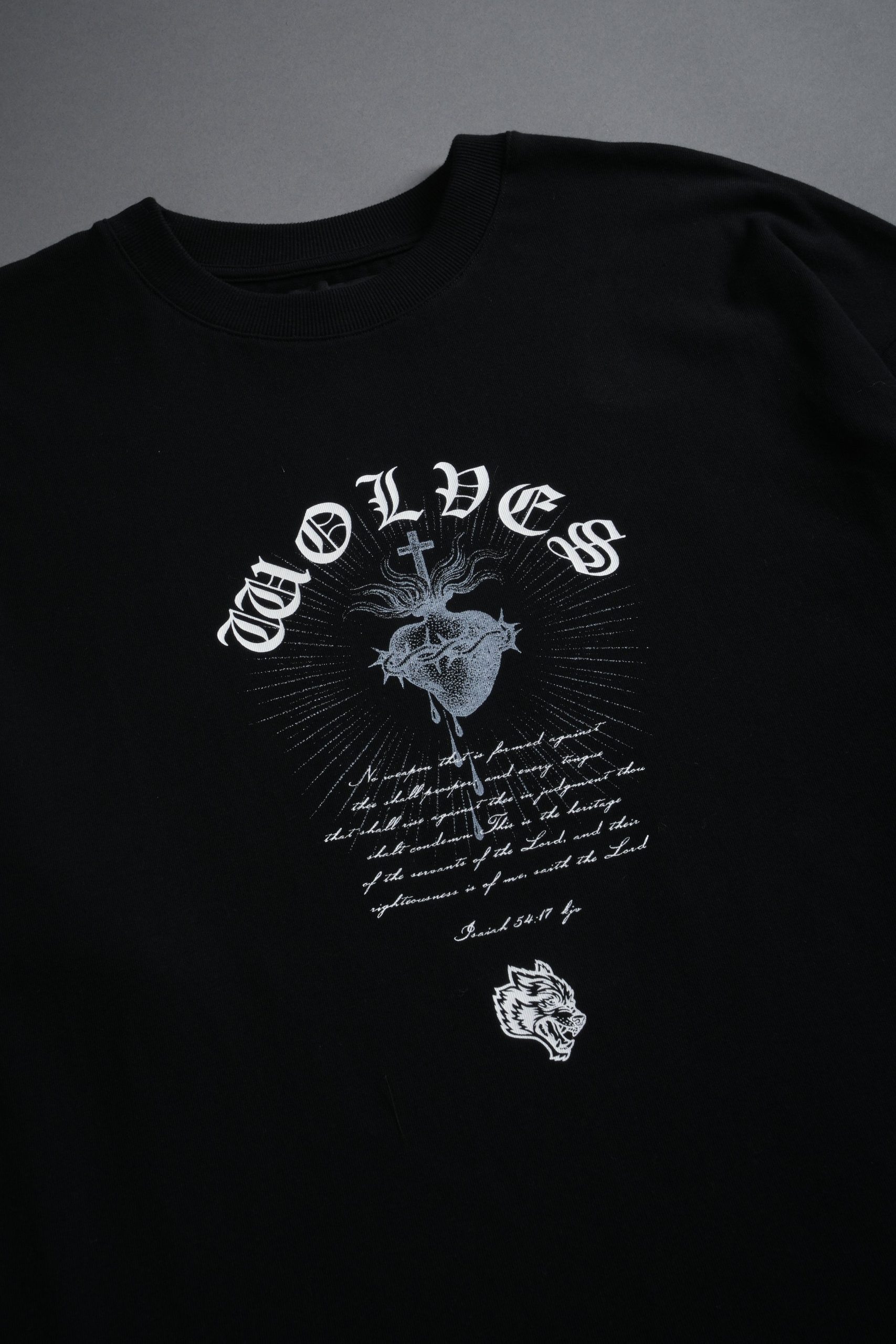 Sanctified Premium Oversized Tee in Black - Image 7