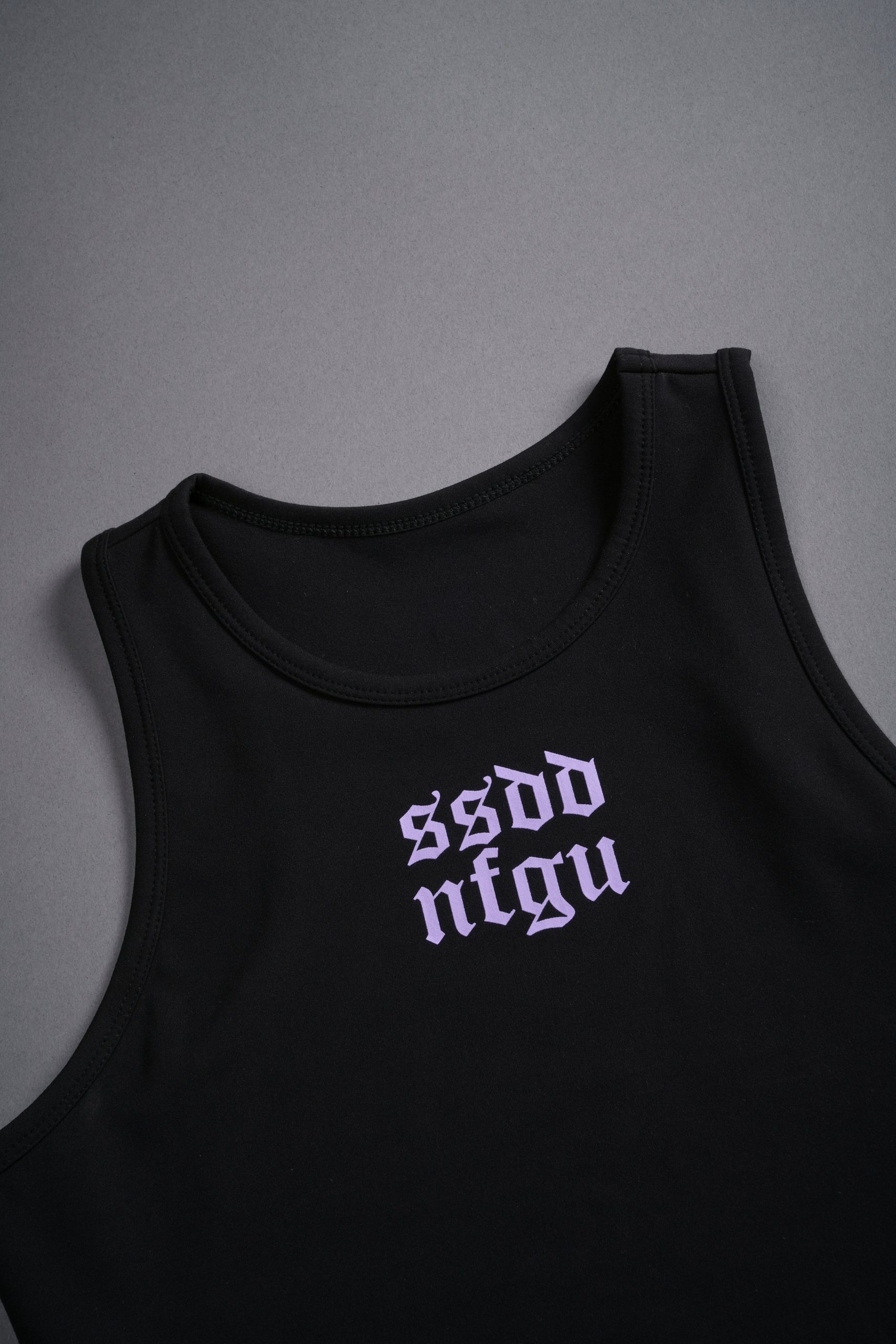 SSDDNFGU Energy Racerback Tank in Black - Image 6