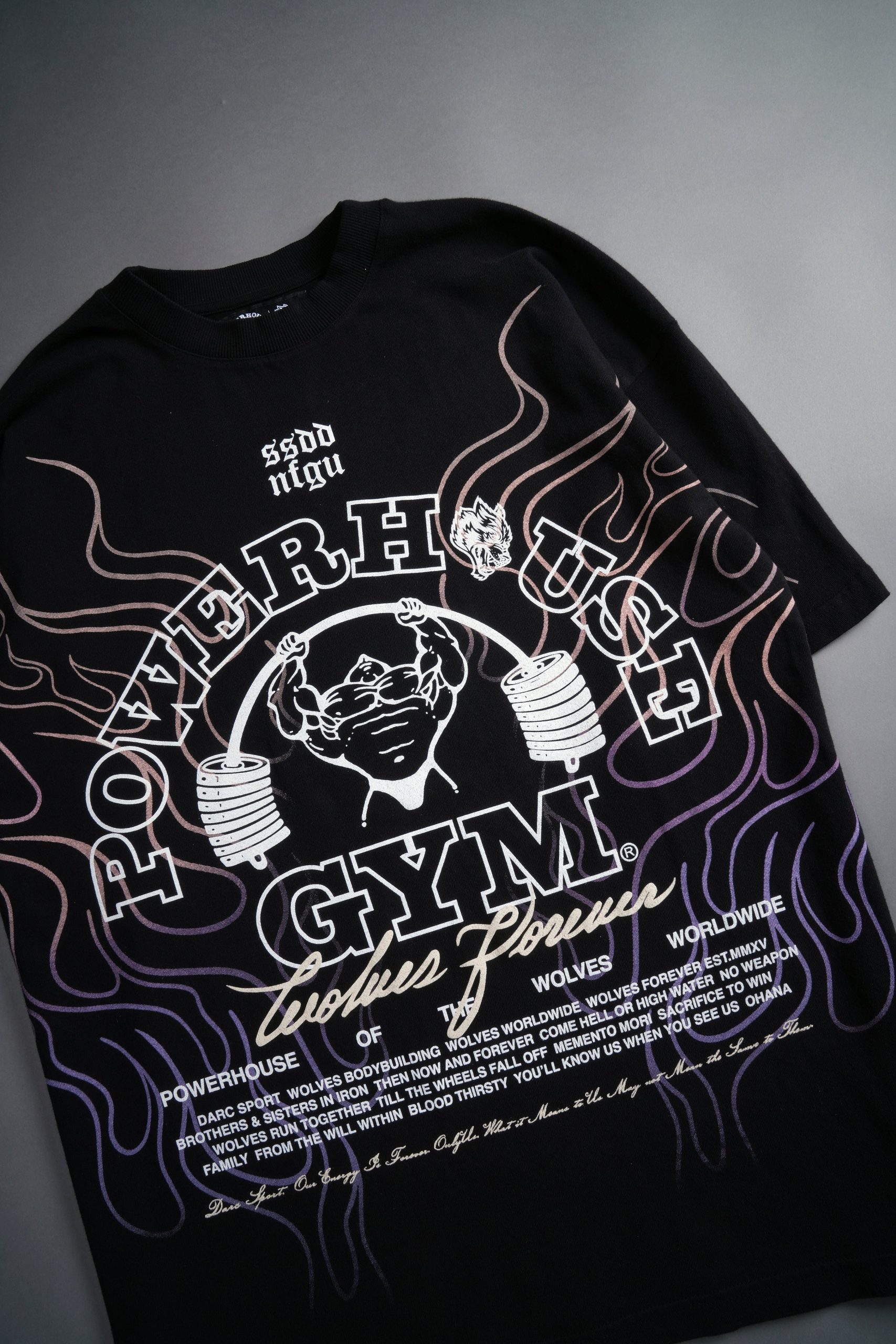 Light Your Fire Premium Oversized Tee in Black - Image 6