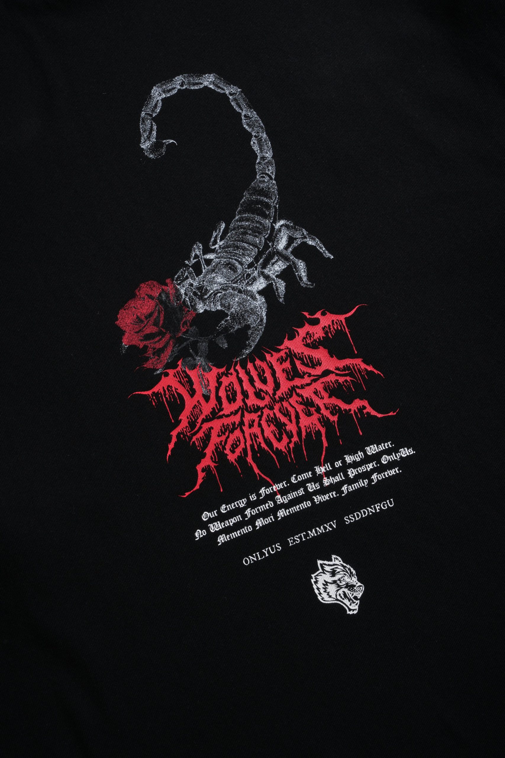 Scorpion Thorns Premium Oversized Tee in Black - Image 9