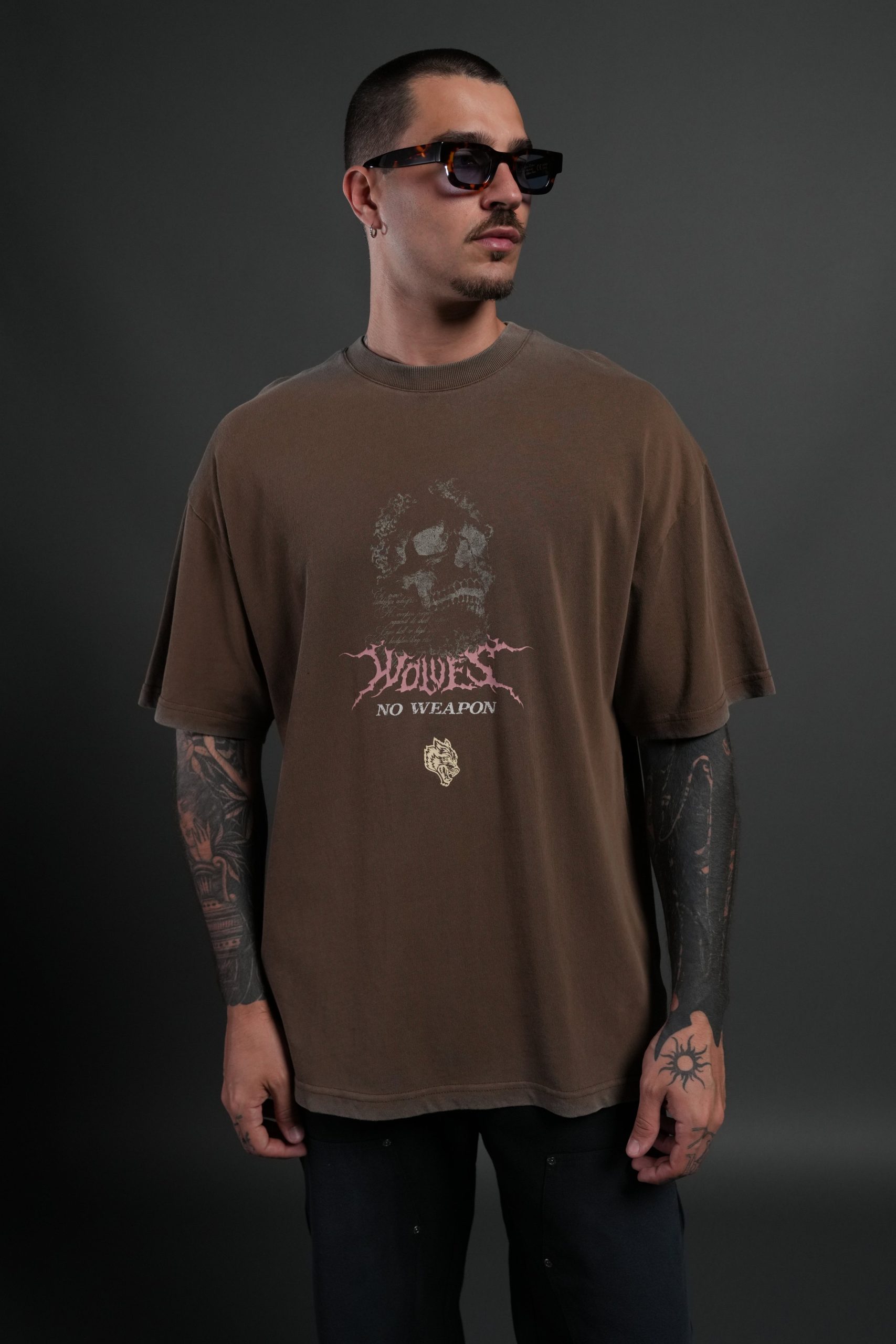 From Dust Premium Oversized Tee in Desert Dust - Image 2
