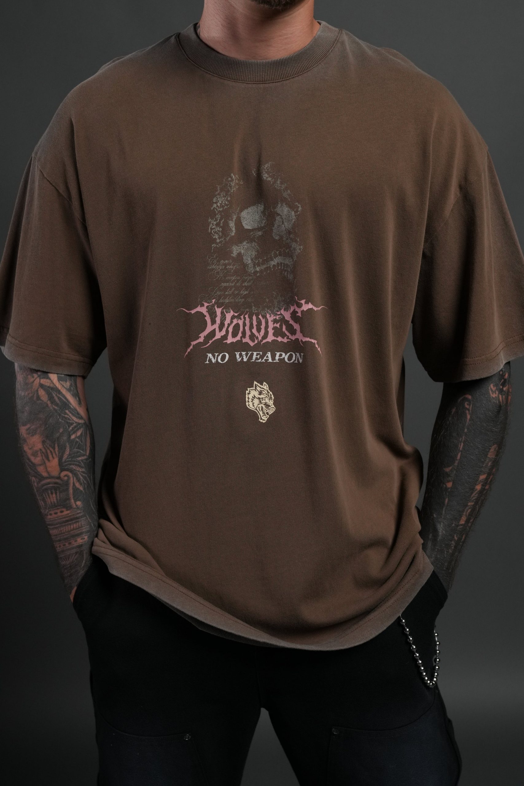 From Dust Premium Oversized Tee in Desert Dust - Image 8