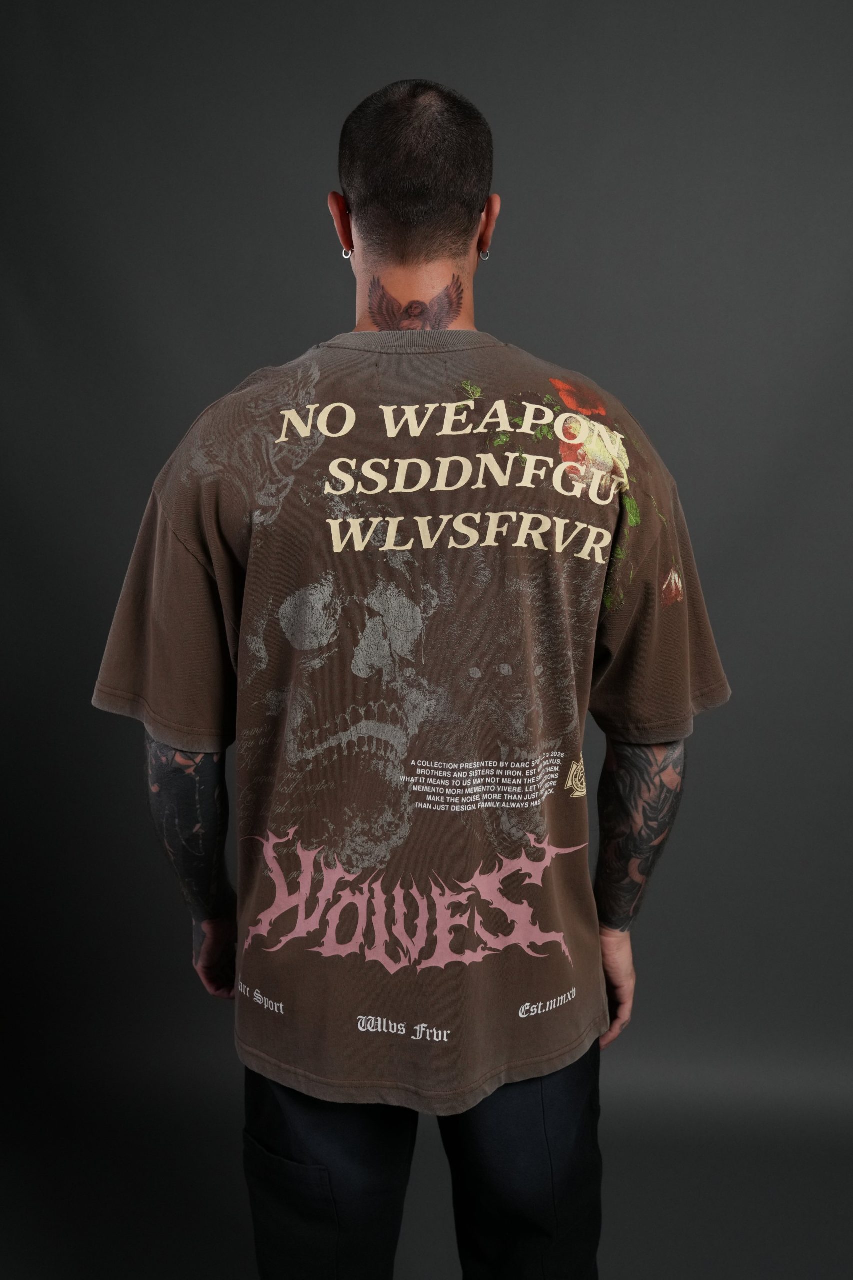From Dust Premium Oversized Tee in Desert Dust - Image 4