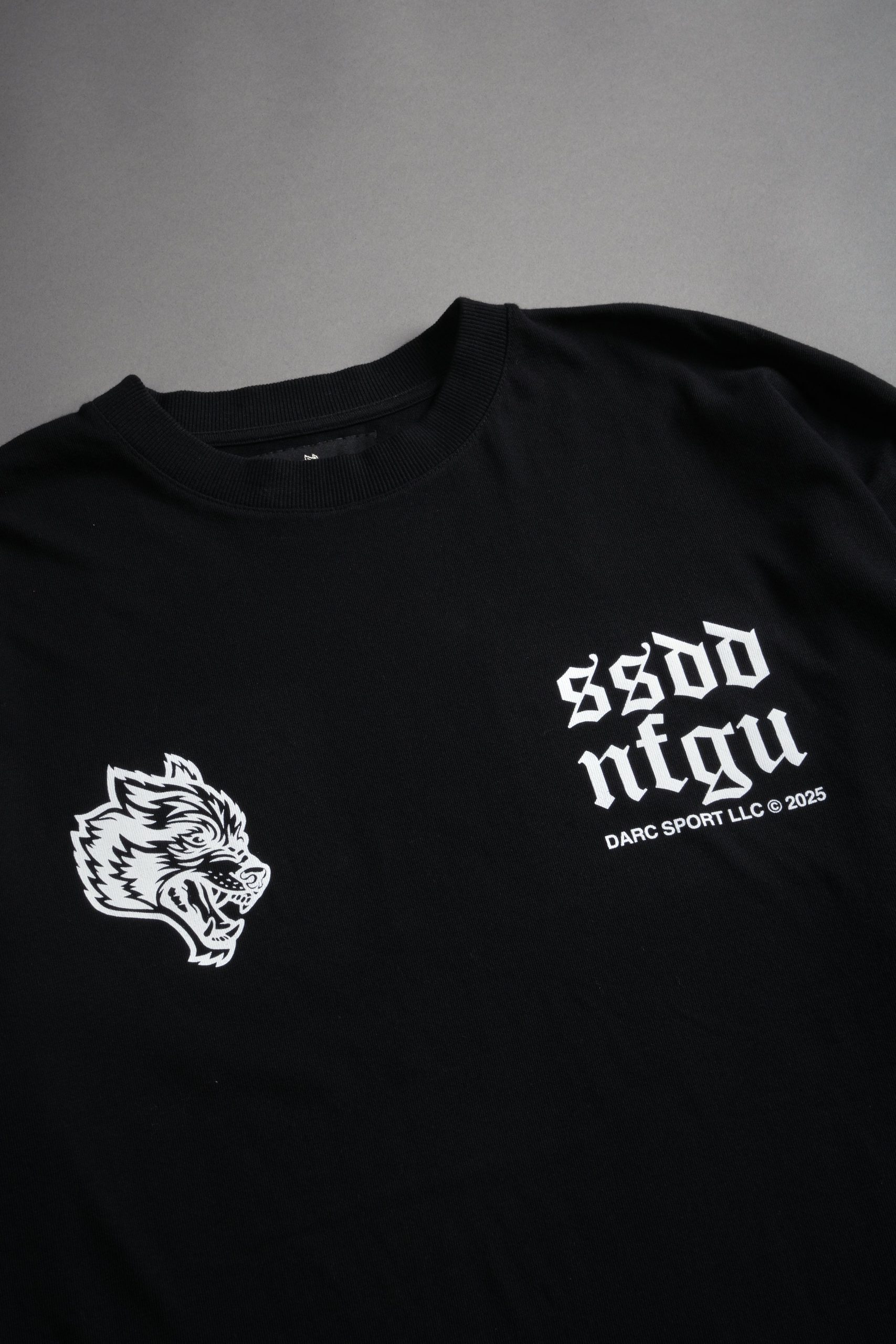 Born Stoic Premium Oversized Tee in Black - Image 7