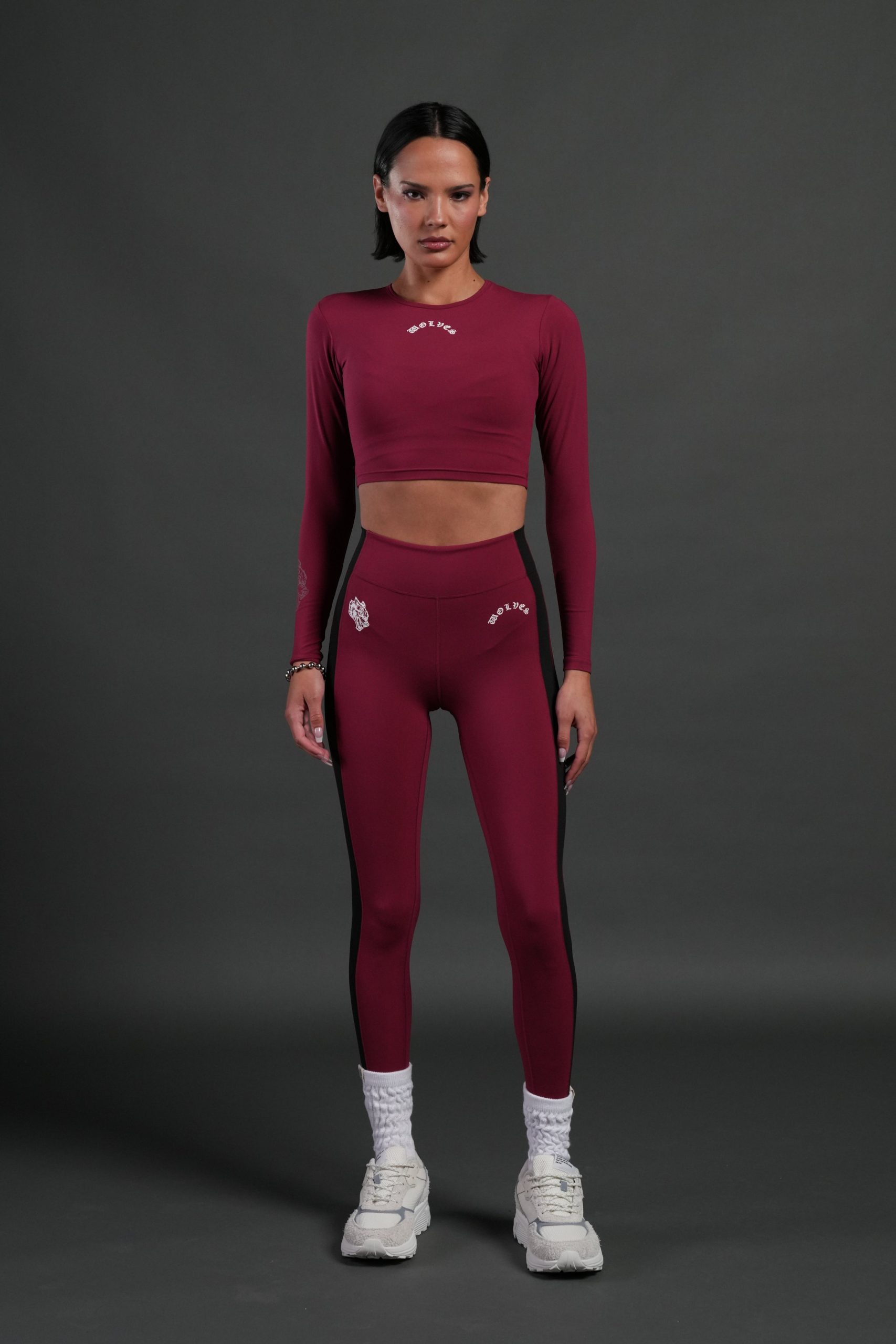 Love Story L/S Energy Top in Deep Raspberry - Image 3