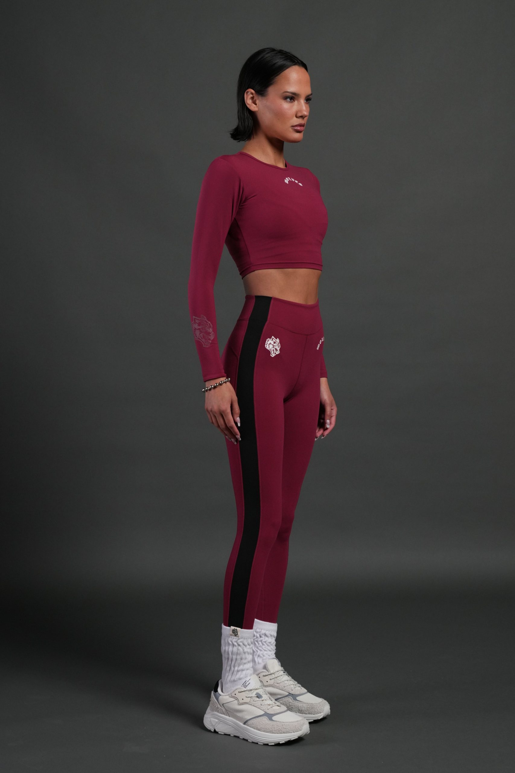 Love Story L/S Energy Top in Deep Raspberry - Image 4