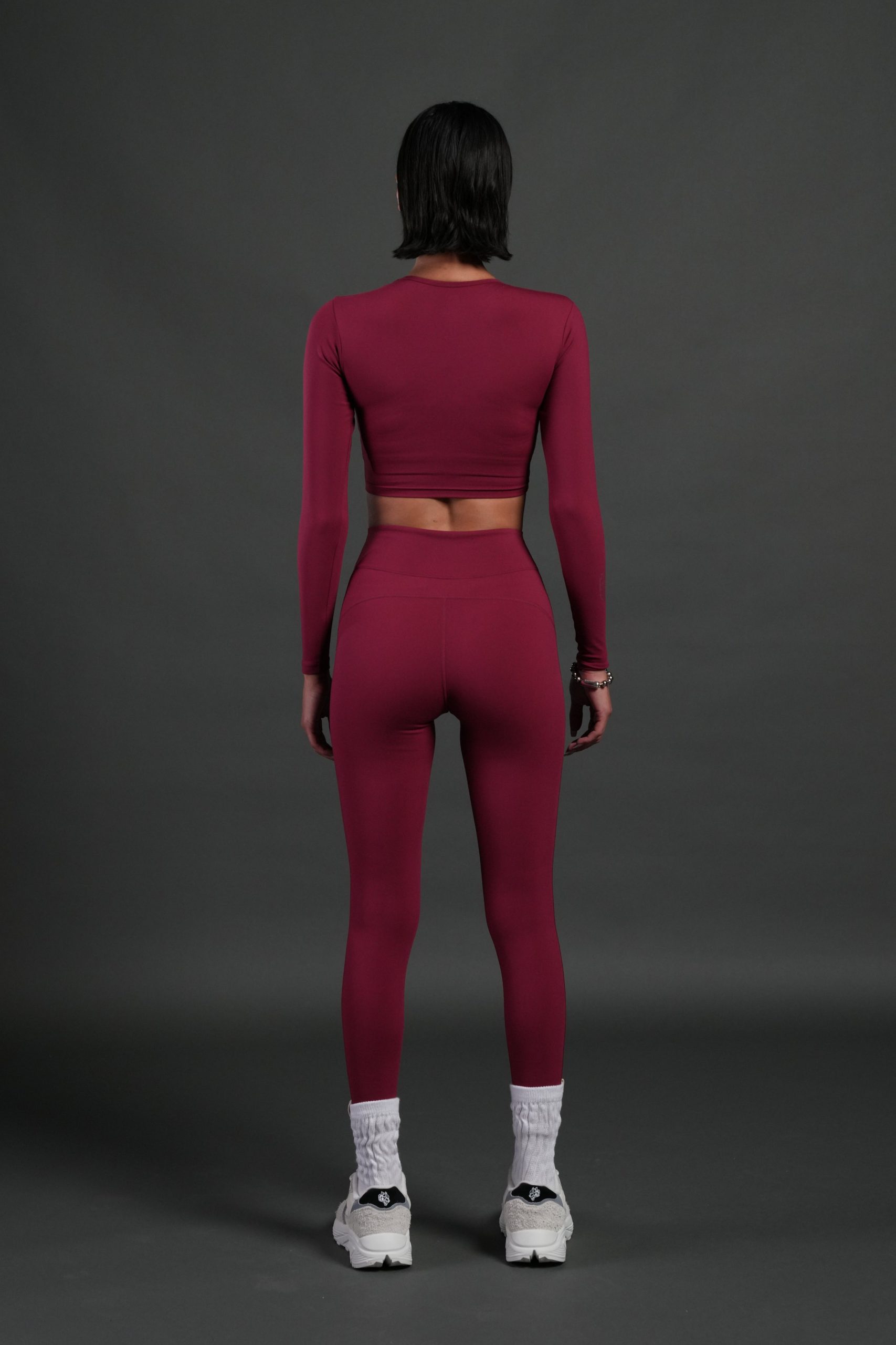 Love Story L/S Energy Top in Deep Raspberry - Image 5