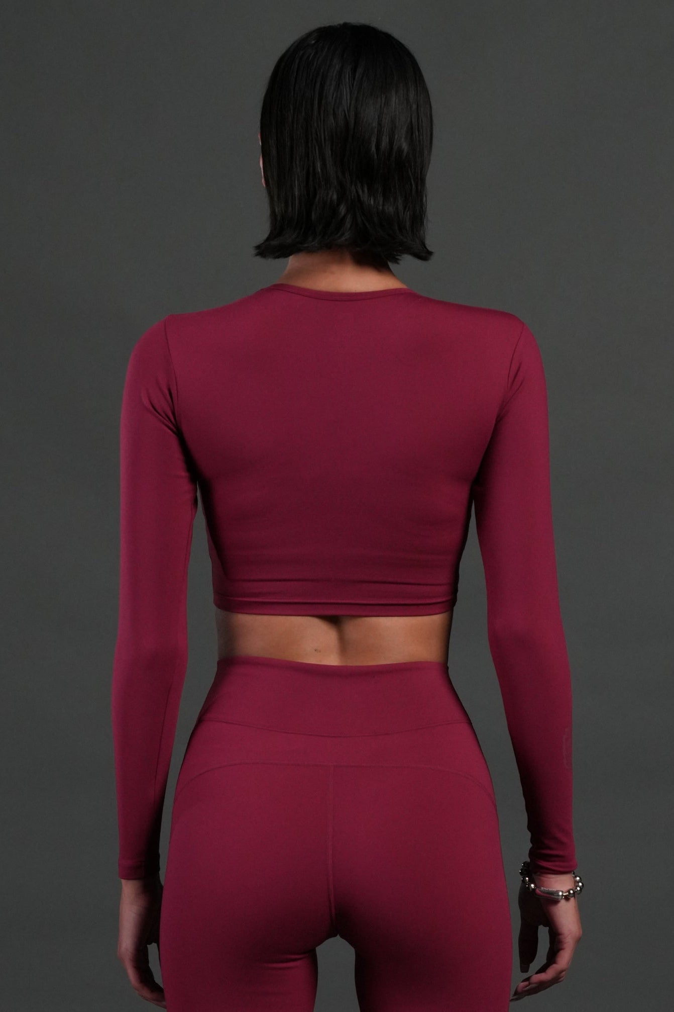 Love Story L/S Energy Top in Deep Raspberry - Image 2