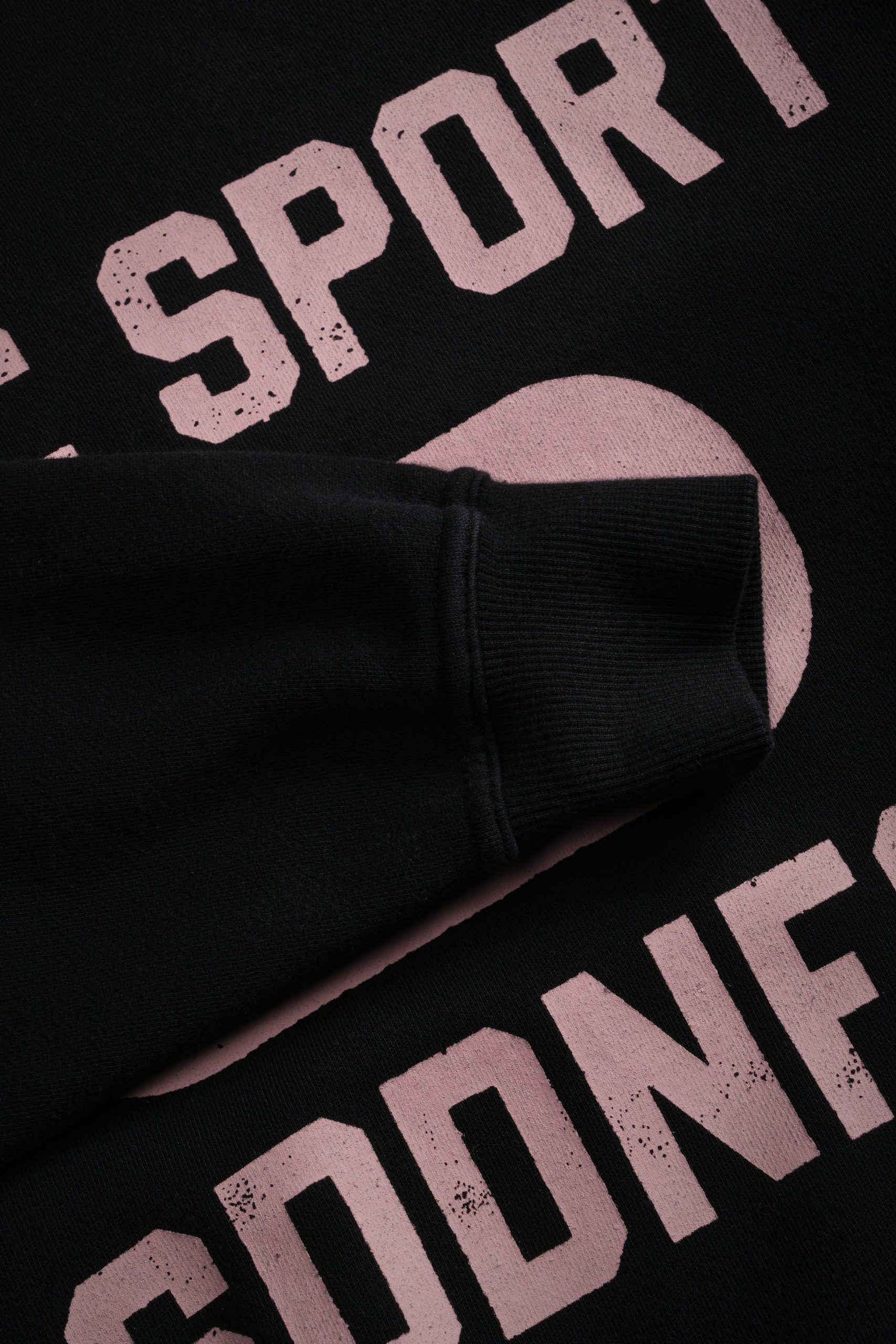 Wolves Forever London Crewneck in Black/Pink - Image 6