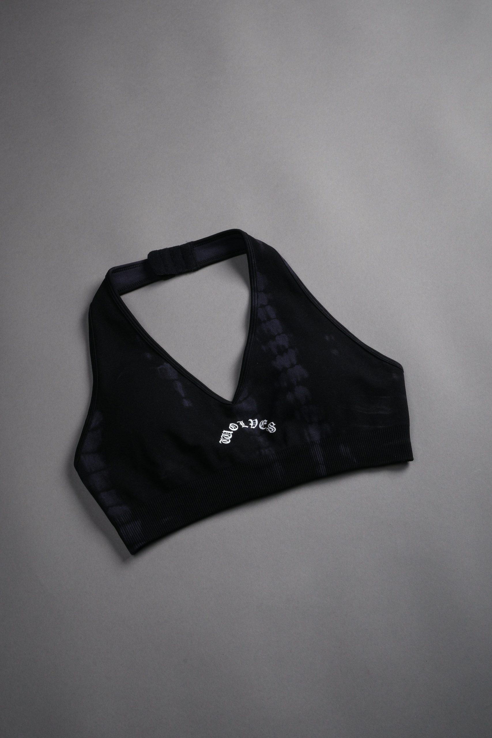 Chopper Everson Seamless Halter Bra in Black Tonal Serpent - Image 5