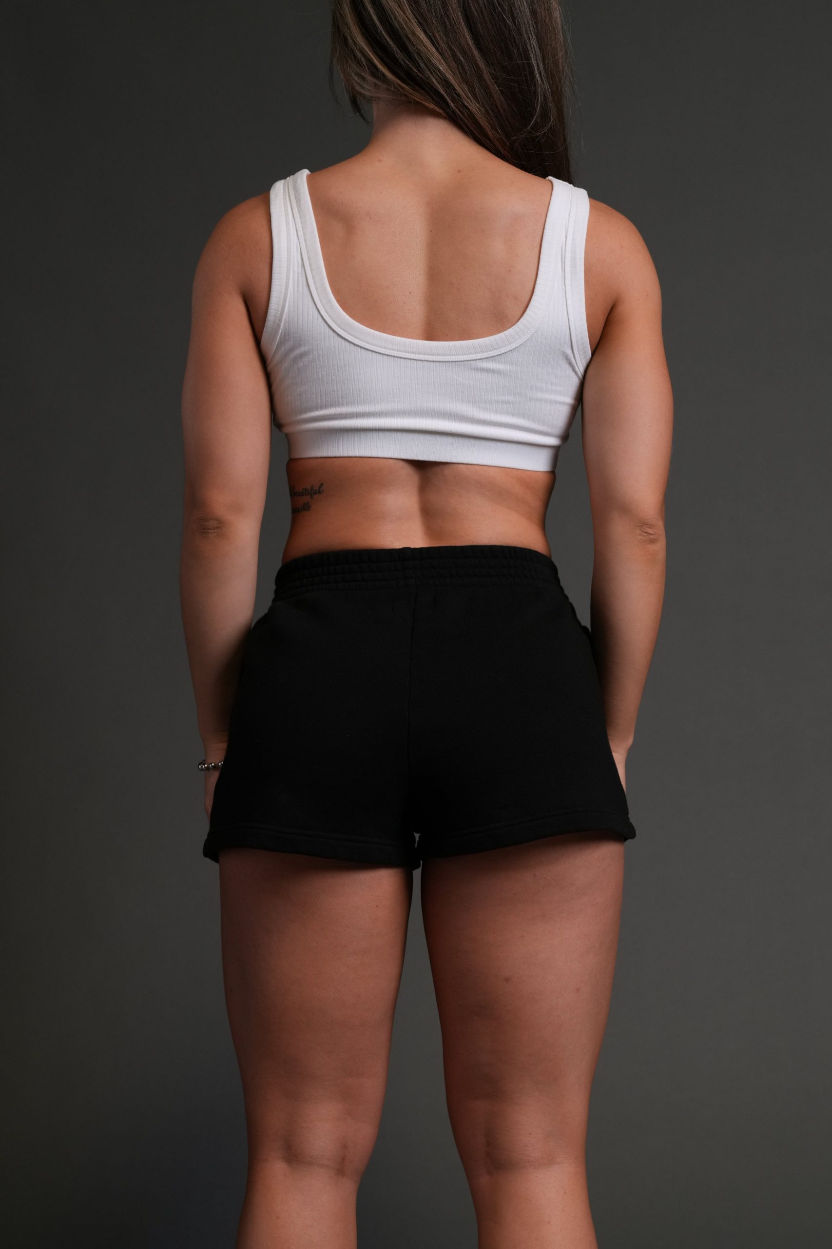 Our Time Ellie Sweat Shorts in Black - Image 5