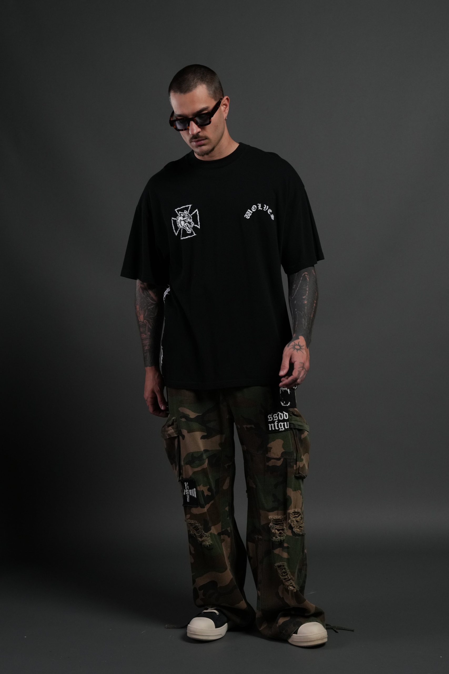 Ascend Premium Oversized Tee in Black - Image 5