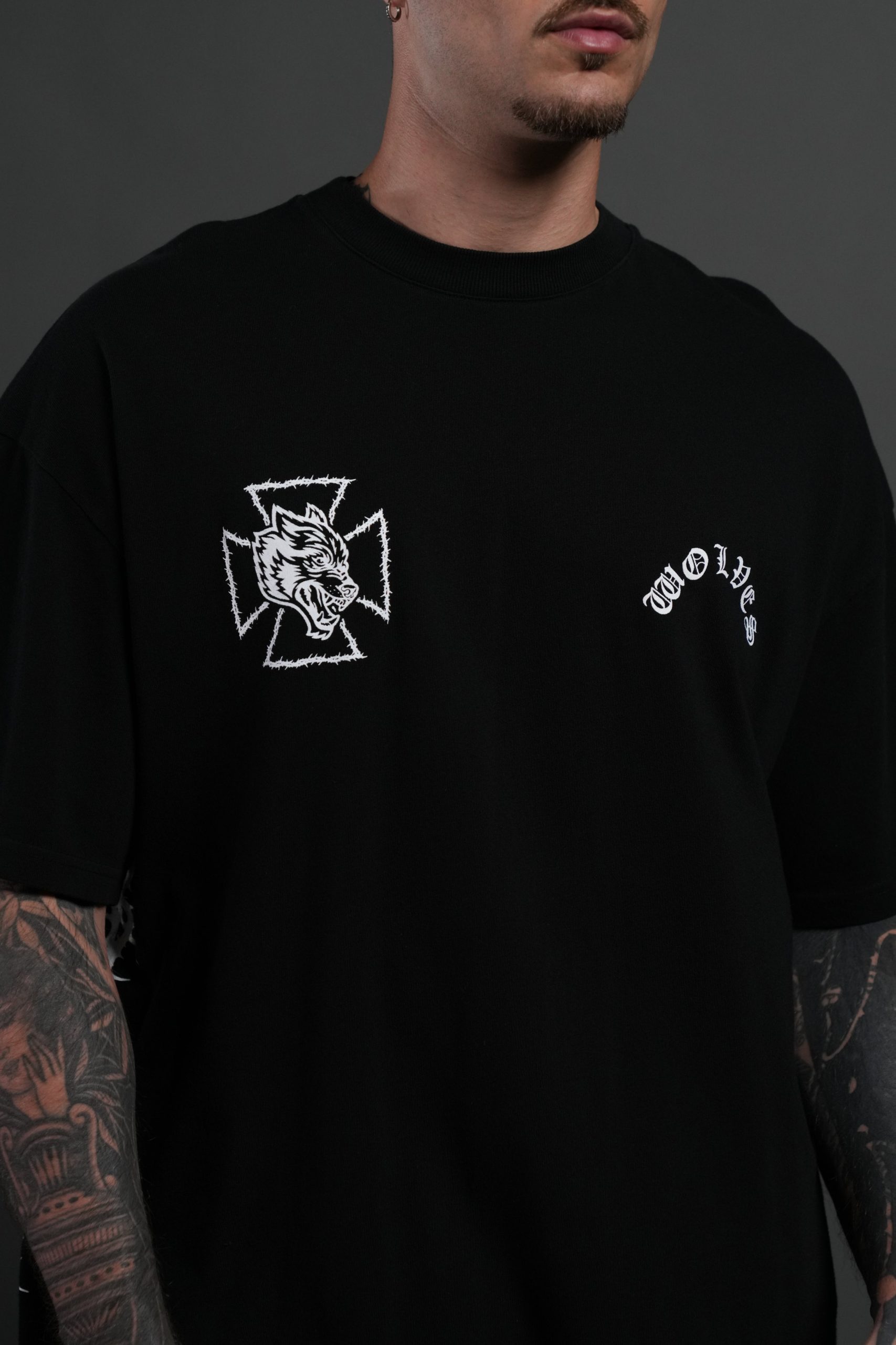 Ascend Premium Oversized Tee in Black - Image 7