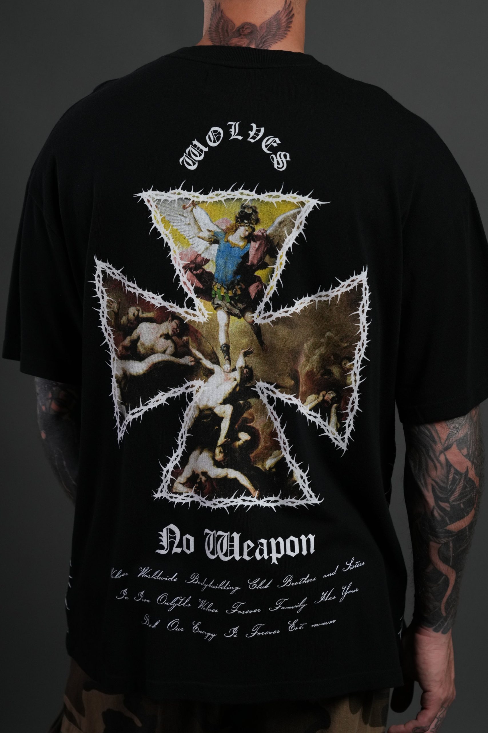 Ascend Premium Oversized Tee in Black - Image 8