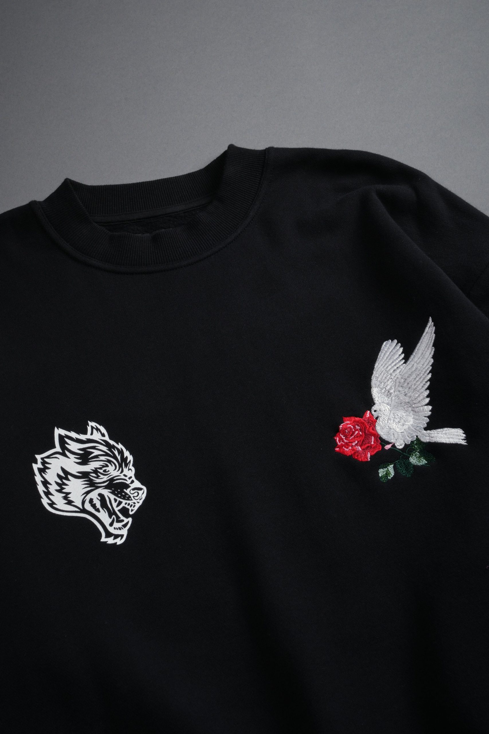 Doomed Love London Unisex Crewneck in Black - Image 17