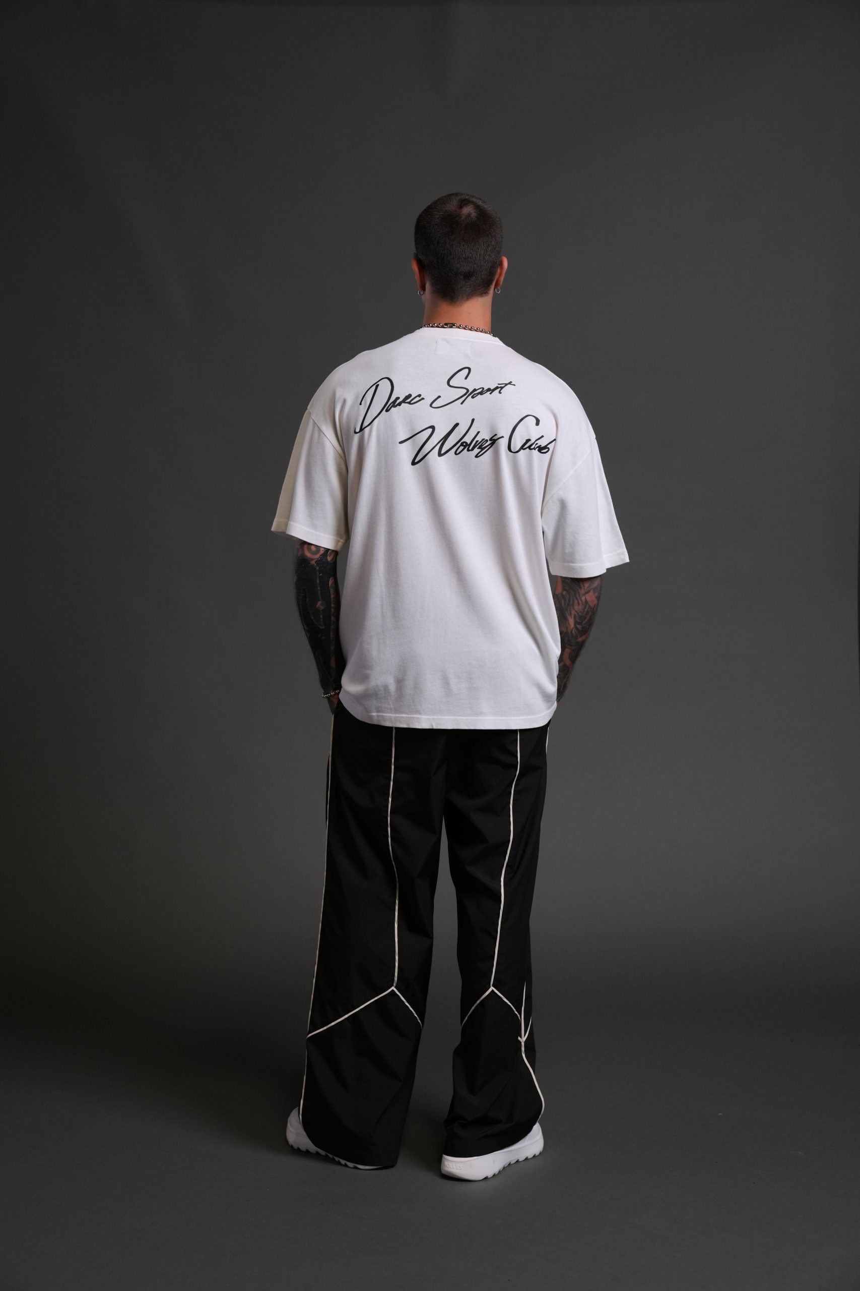 Wolves Club FRVR Unisex Premium Oversized Tee in Cream - Image 6