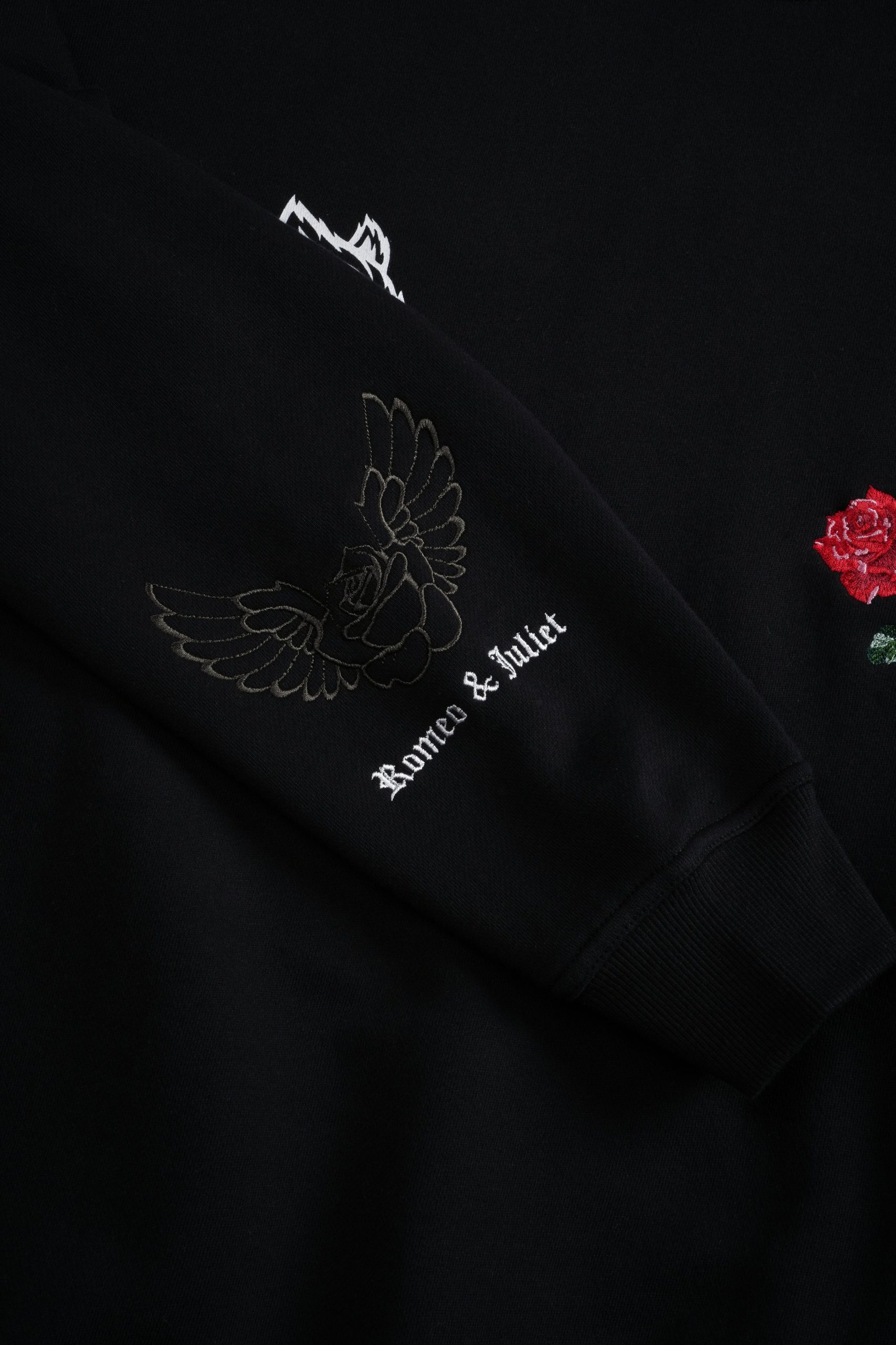 Doomed Love London Unisex Crewneck in Black - Image 18