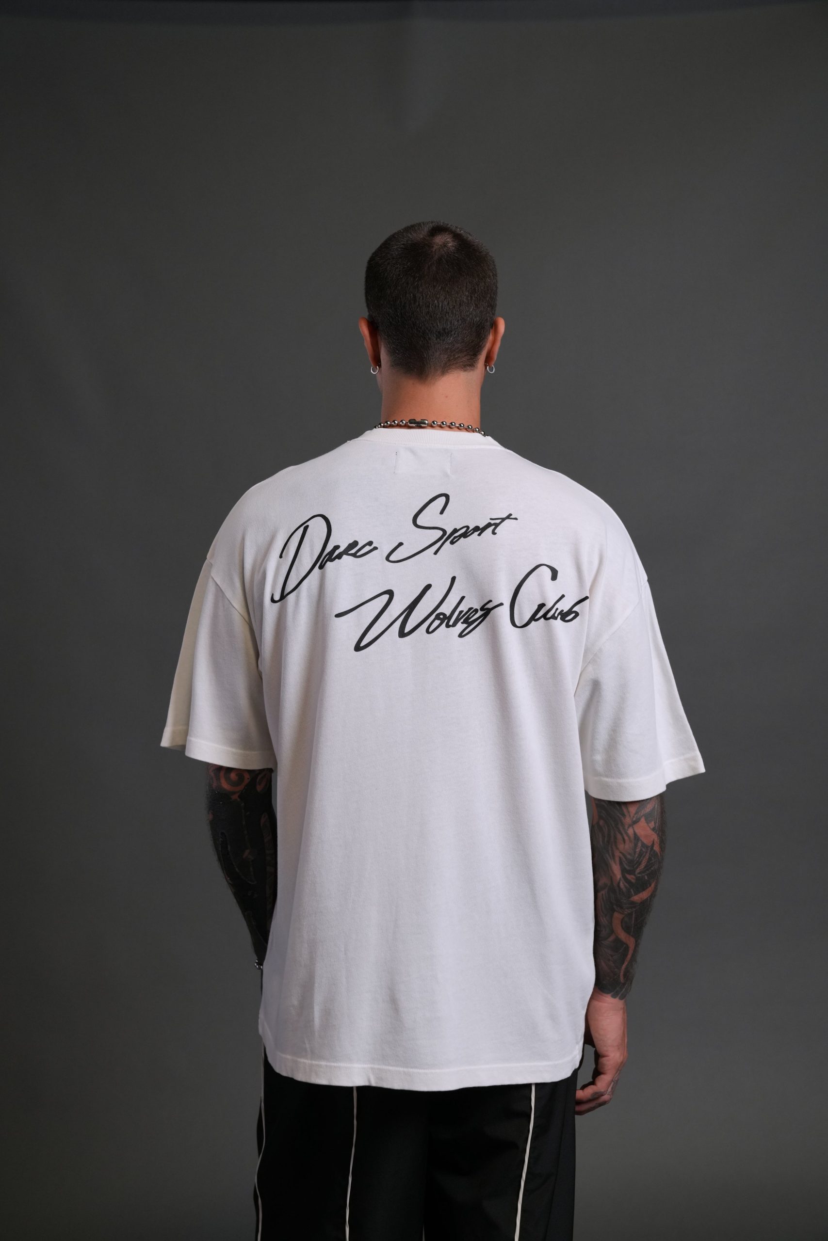Wolves Club FRVR Unisex Premium Oversized Tee in Cream - Image 4