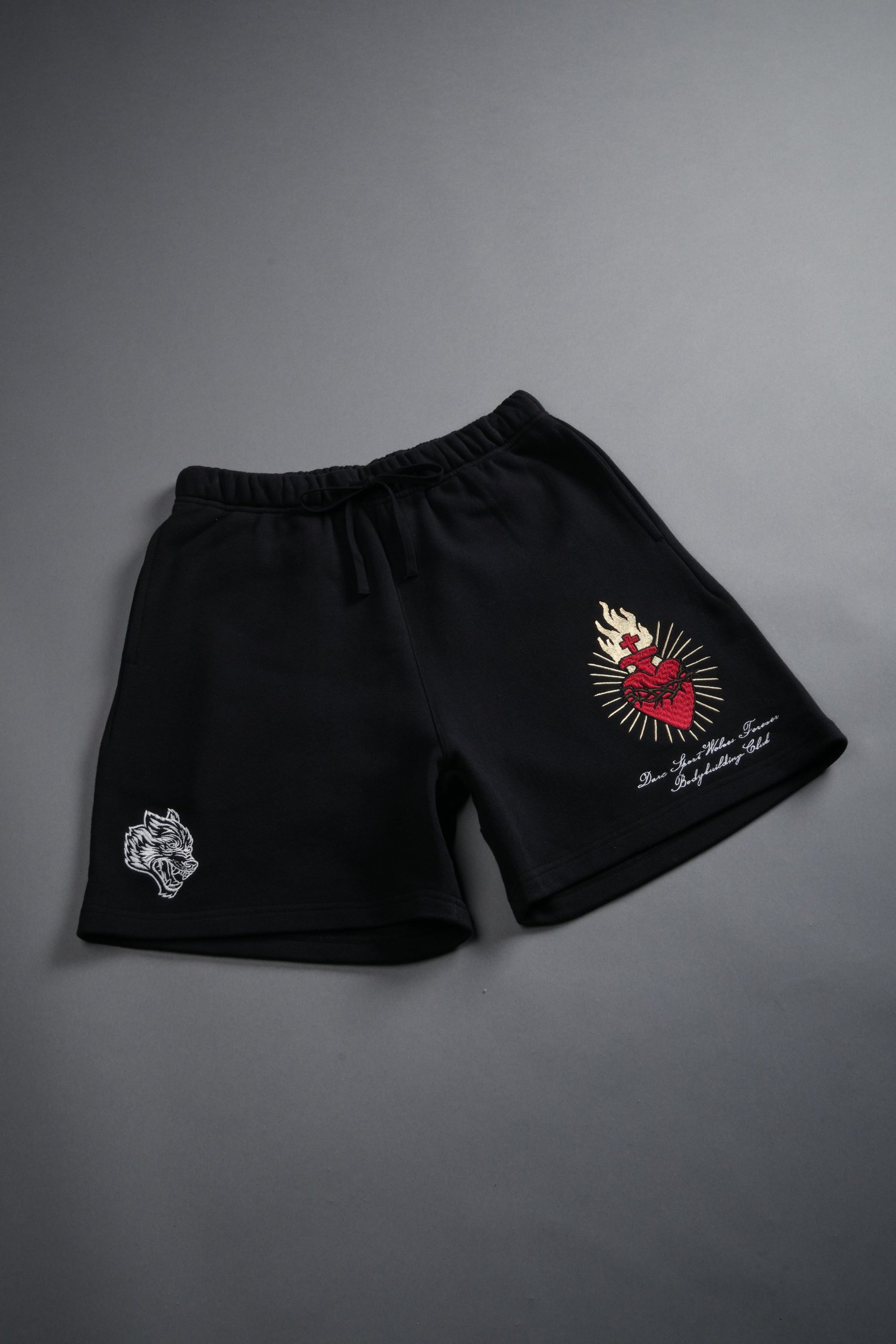 Doomed Love Post Lounge Sweat Shorts in Black - Image 6
