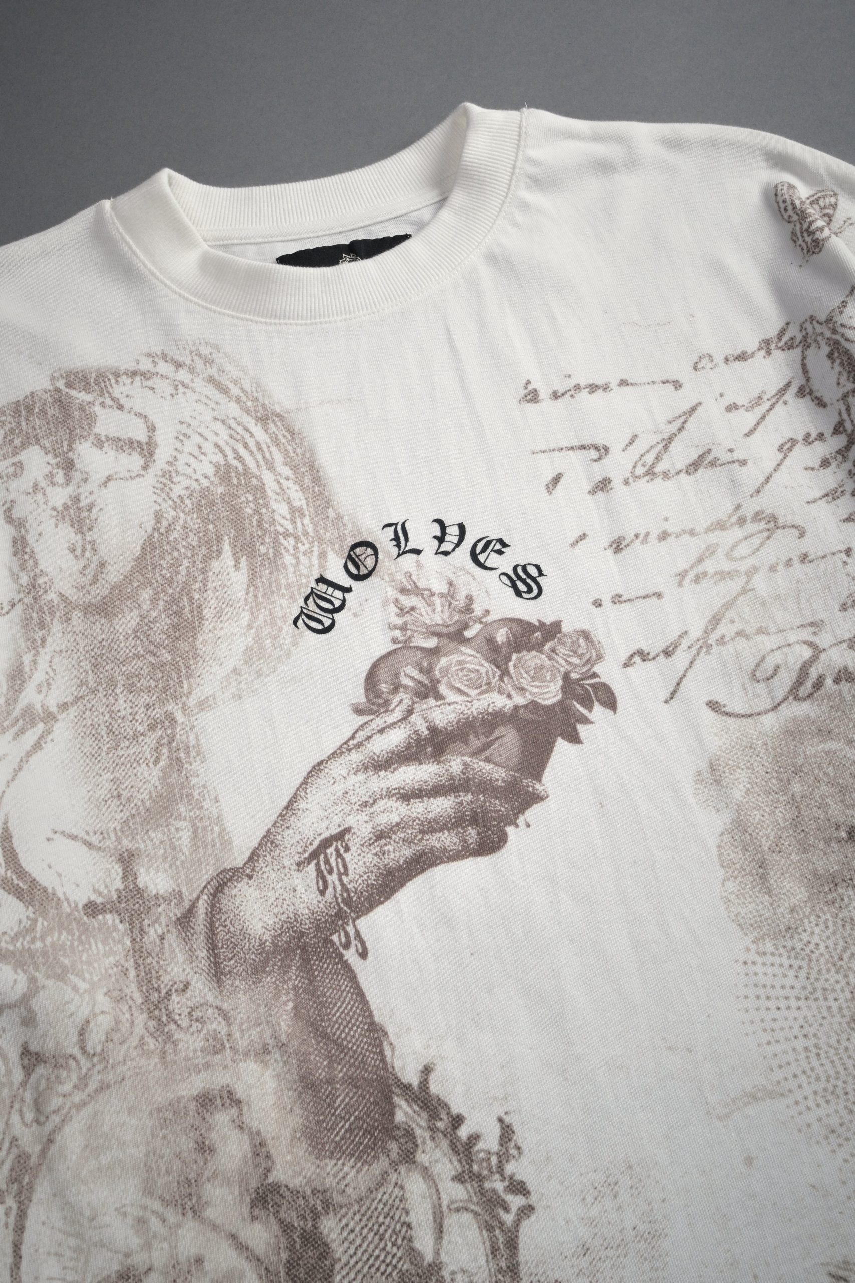 Heart of Thorns Premium Oversized Tee in Cream - Image 11