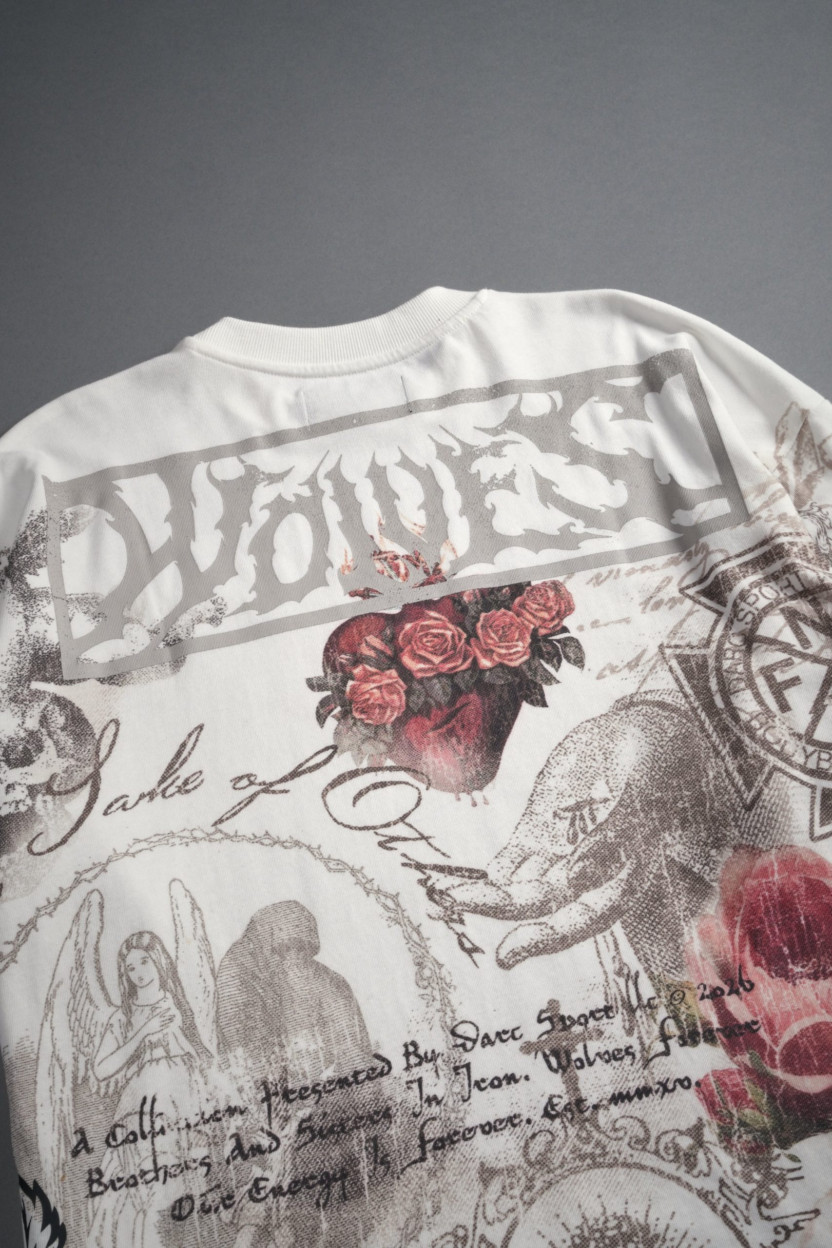 Heart of Thorns Premium Oversized Tee in Cream - Image 13