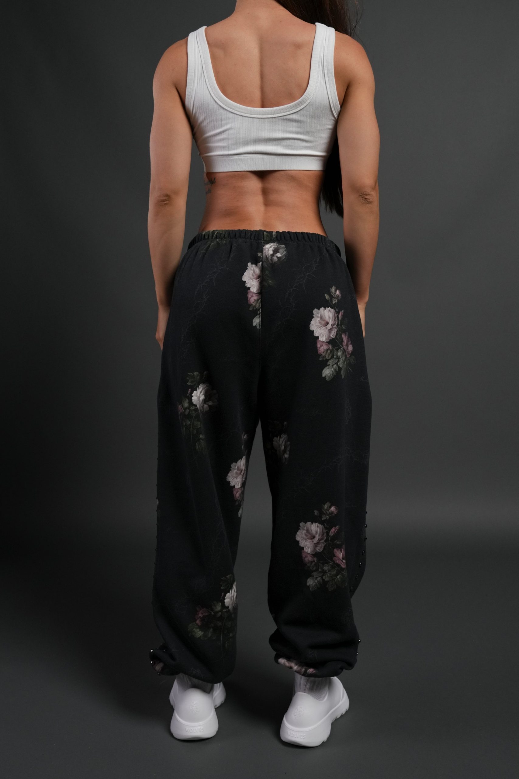 Rose Thorn Lightweight Lounger Sweat Pants in Black Rose Thorn - Image 5