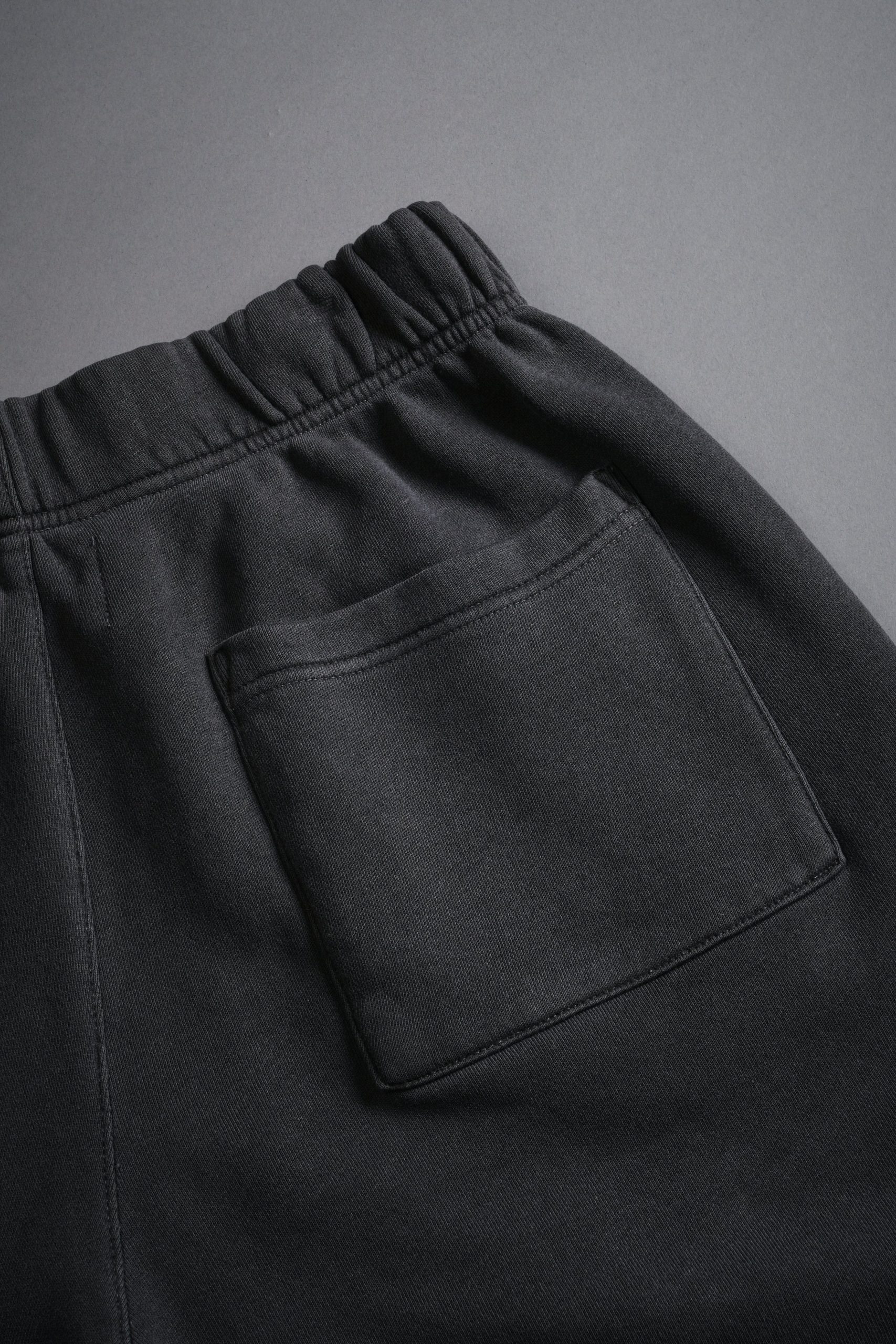 Box Patch Dual Post Lounge Sweat Shorts V2 in Wolf Gray - Image 12