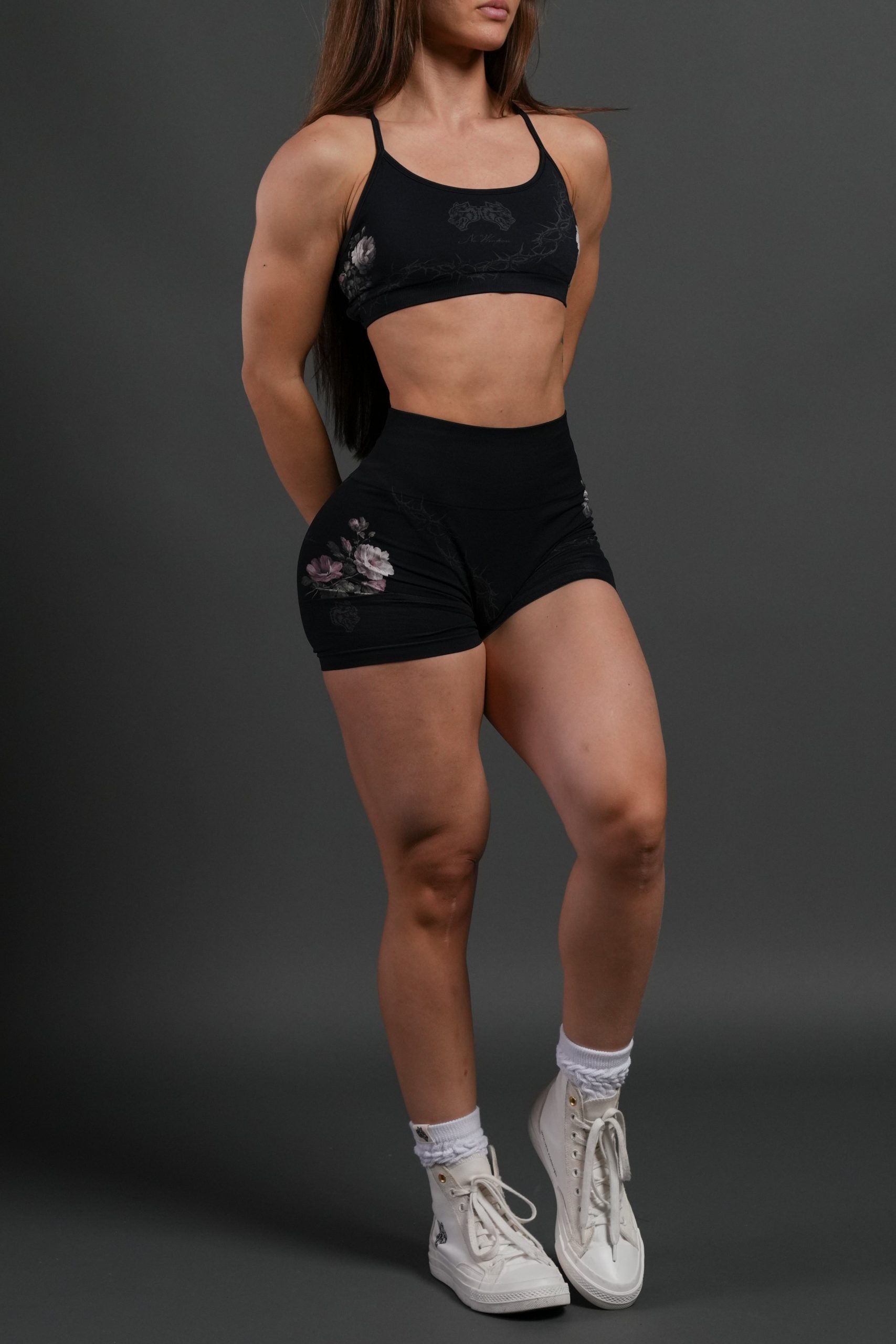 Rose Thorn Layla Soft Seamless Bra in Black Rose Thorn - Image 3