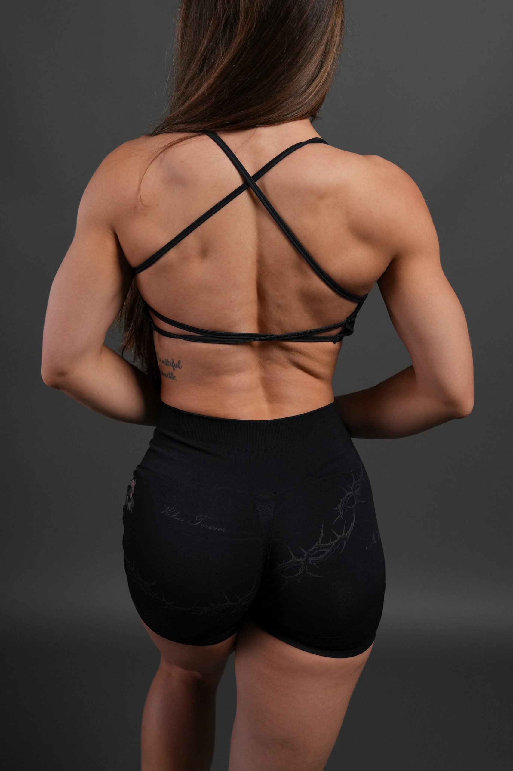 Rose Thorn Layla Soft Seamless Bra in Black Rose Thorn - Image 2