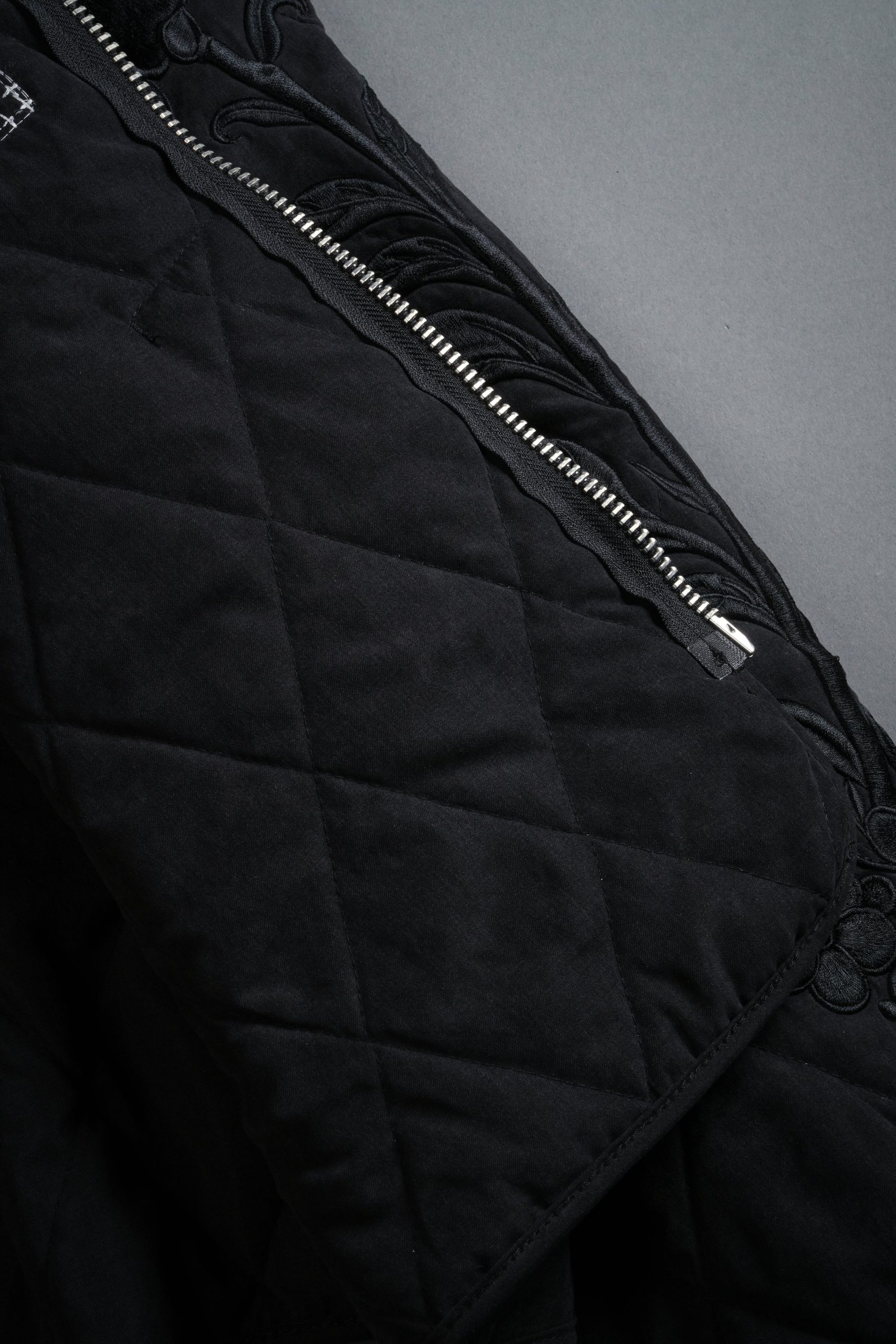Sacred Wolves Boxy Darco Quilted Jacket in Black - Image 12