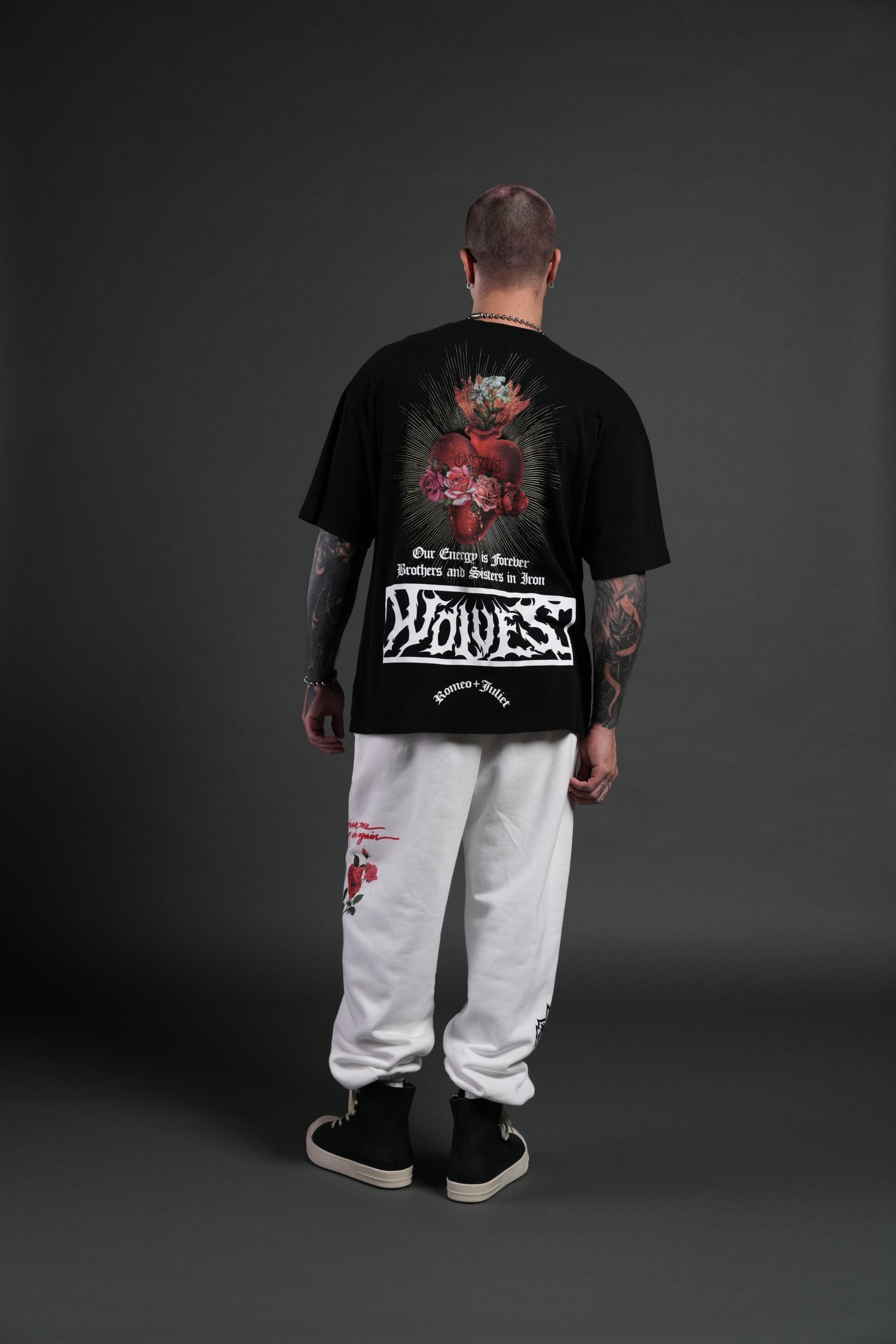 Heart Oath Premium Oversized Tee in Black - Image 6