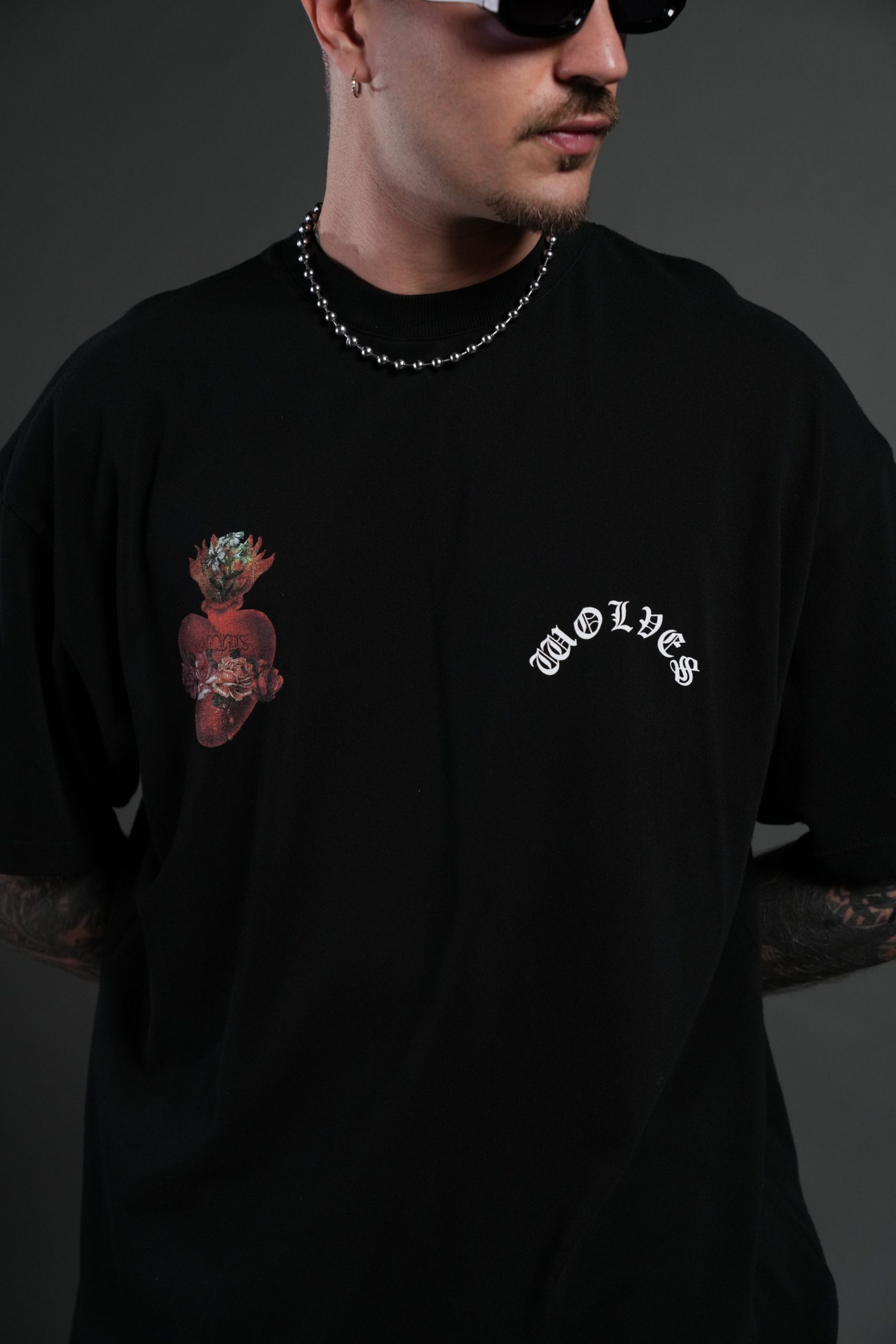 Heart Oath Premium Oversized Tee in Black - Image 7