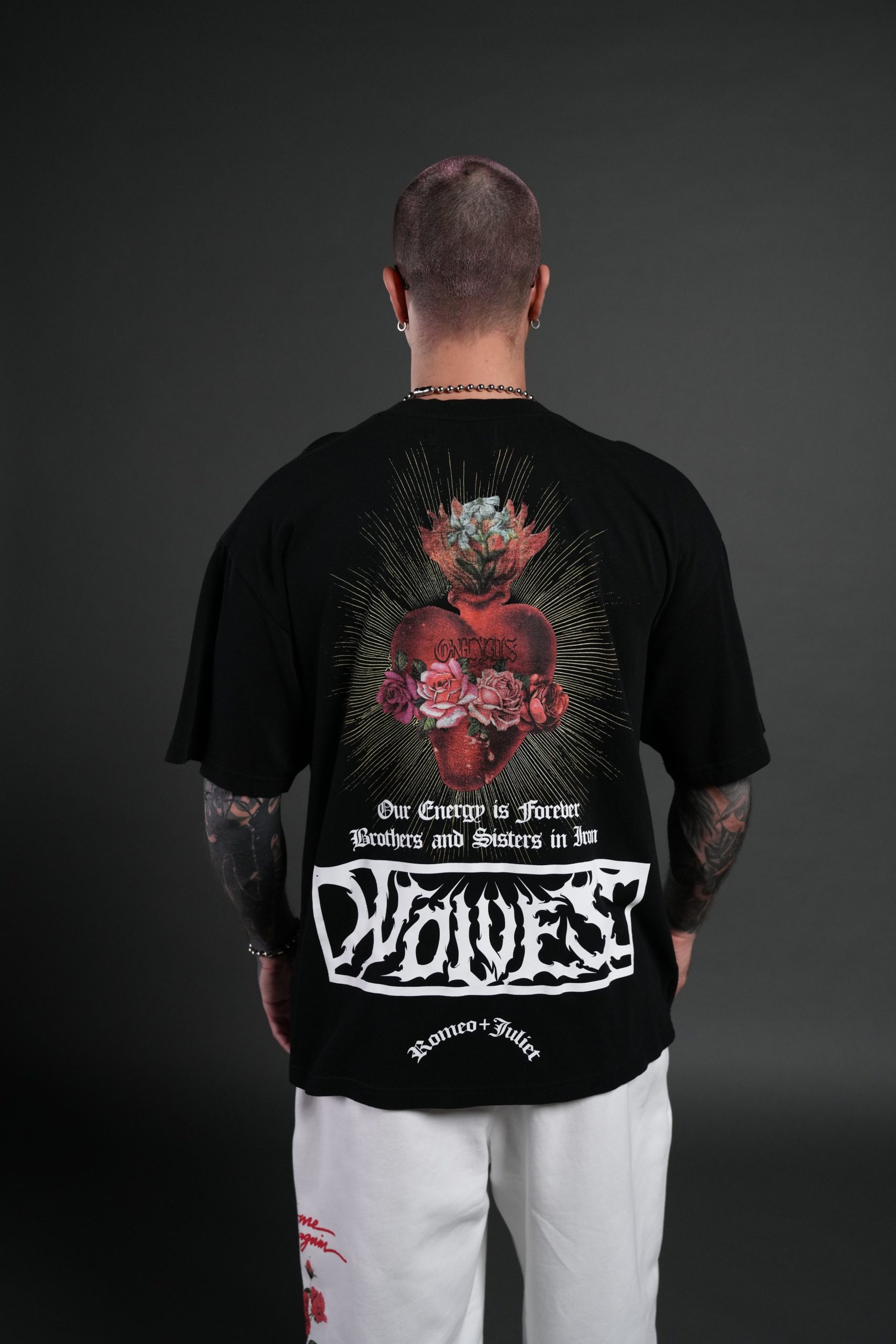 Heart Oath Premium Oversized Tee in Black - Image 4