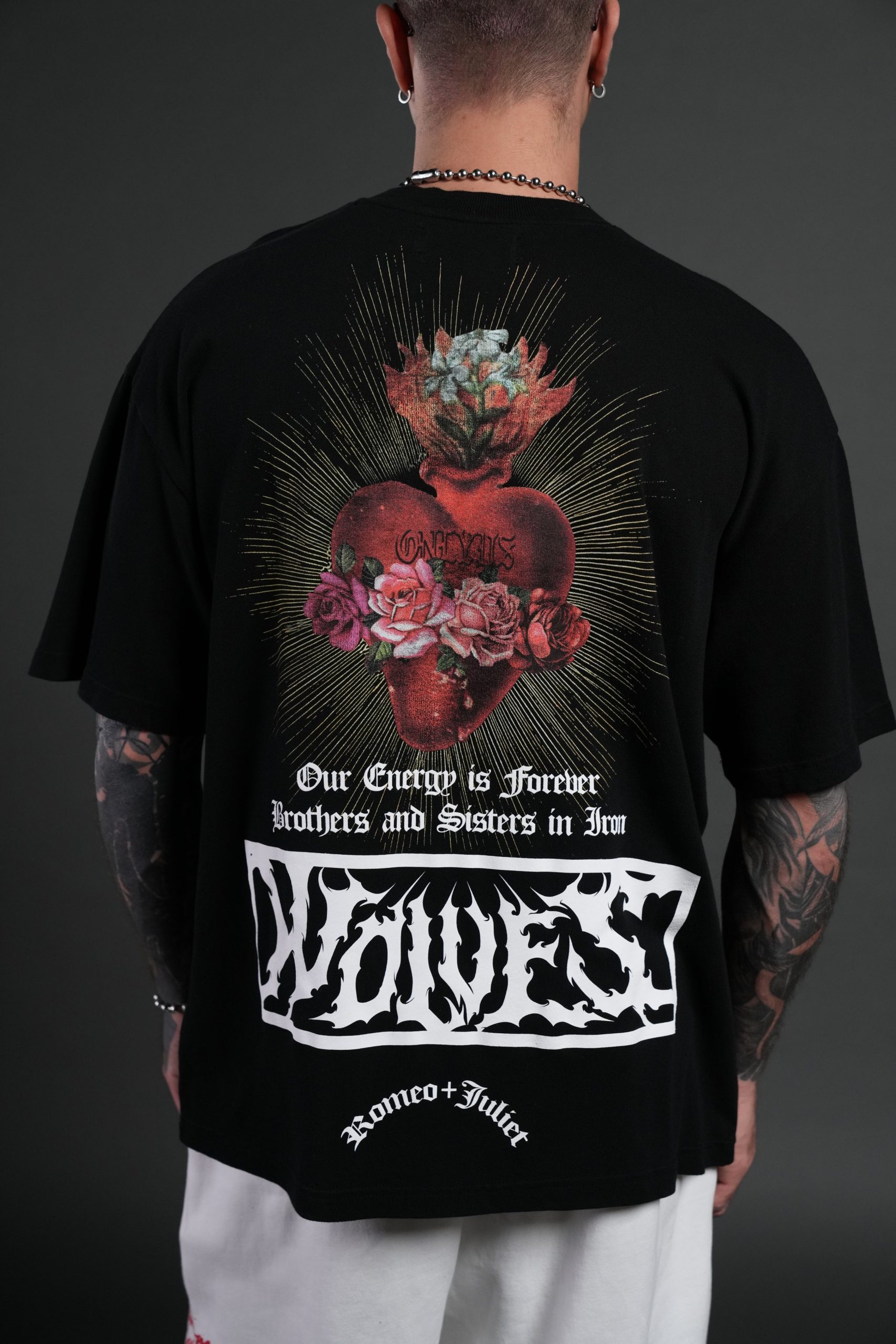Heart Oath Premium Oversized Tee in Black - Image 8