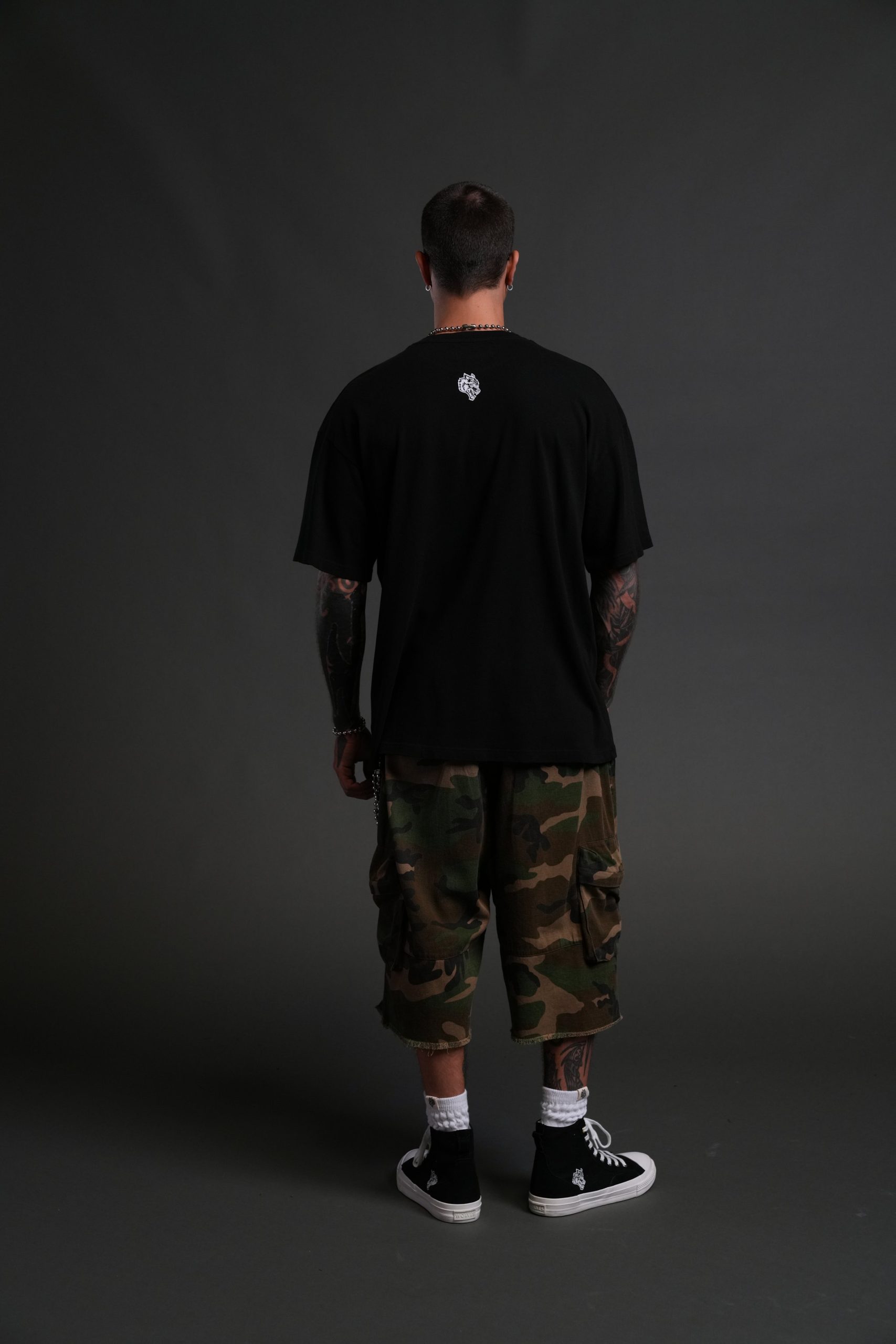 Darc Sport MMXV Premium Oversized Tee in Black - Image 5
