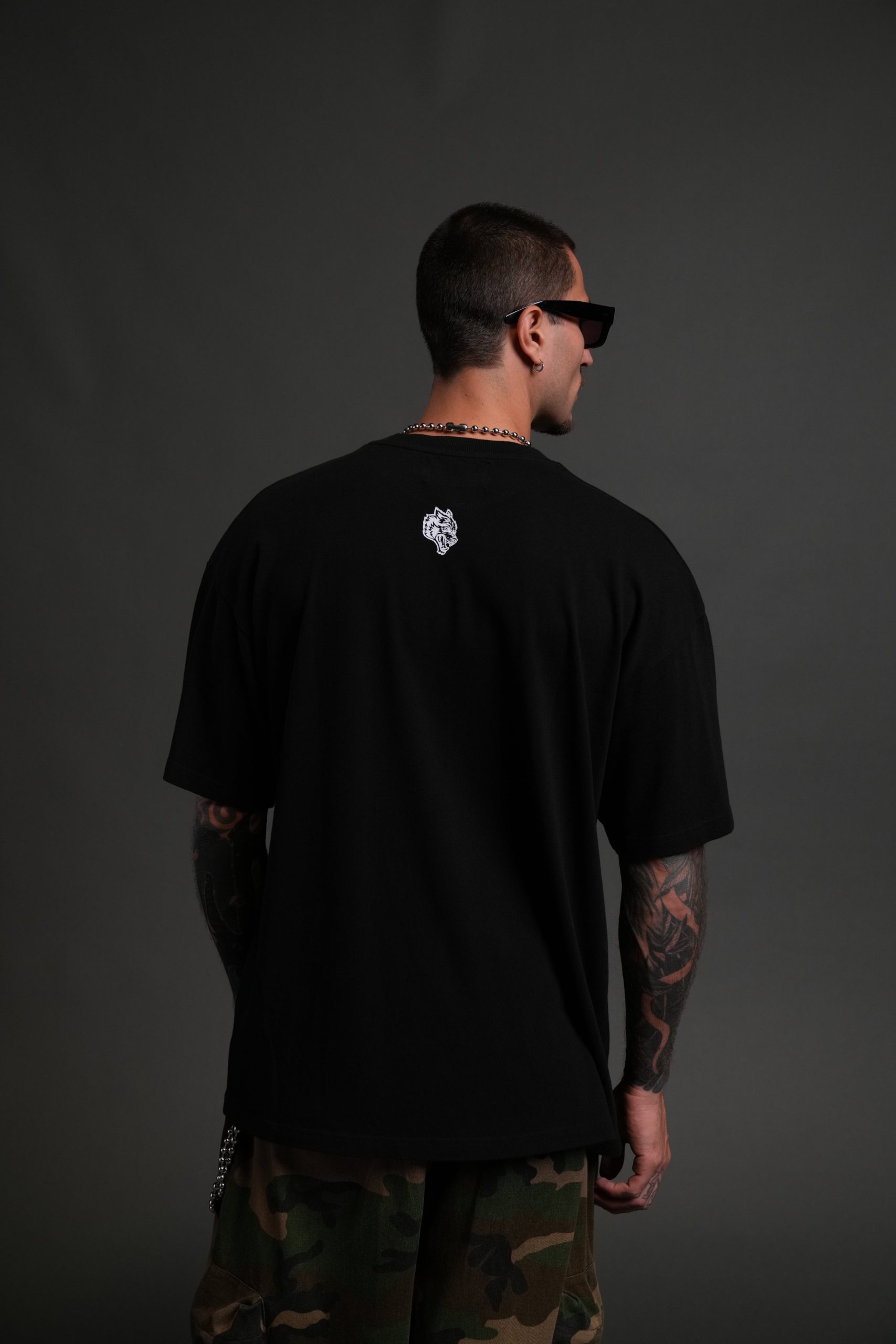 Darc Sport MMXV Premium Oversized Tee in Black - Image 2