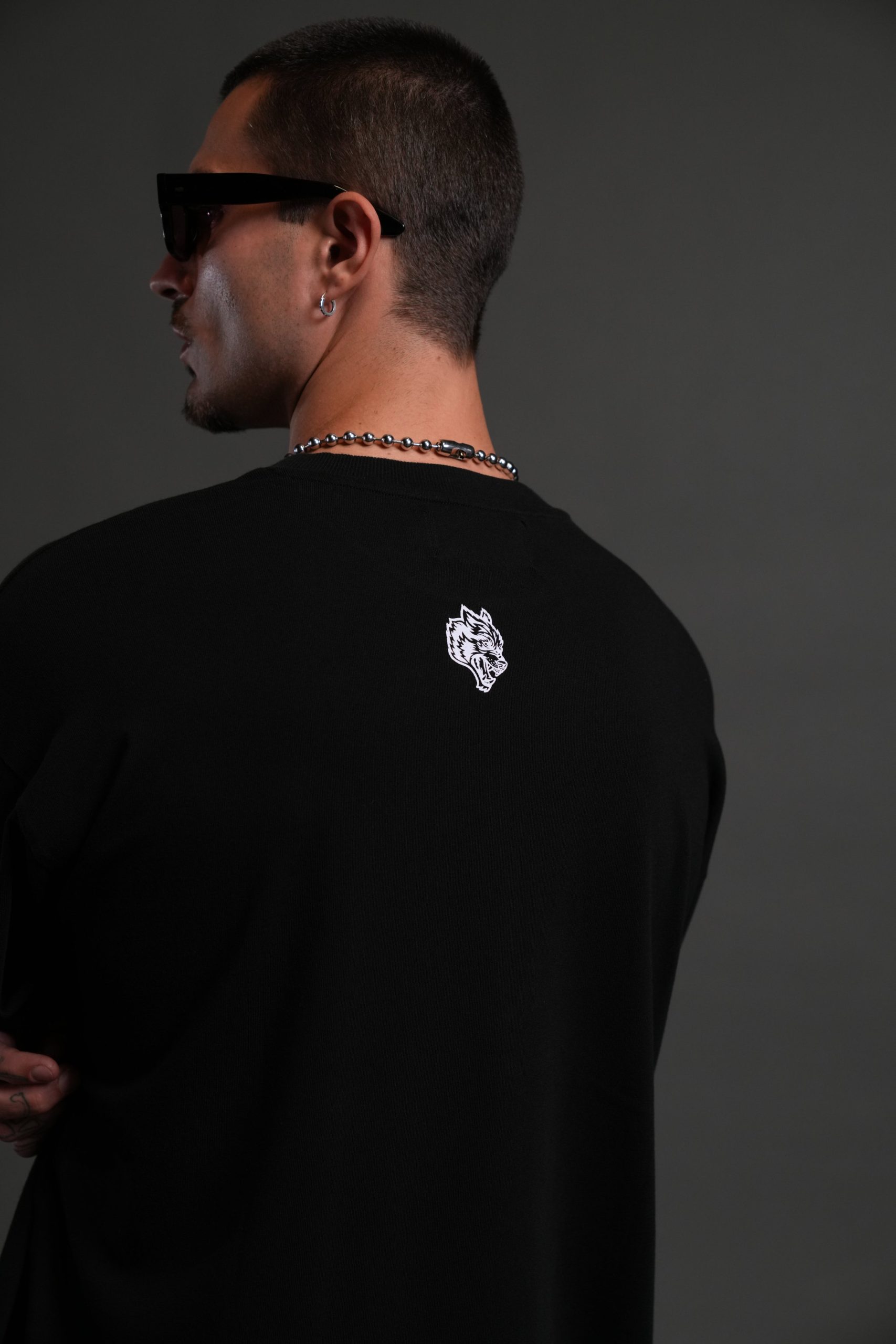 Darc Sport MMXV Premium Oversized Tee in Black - Image 7