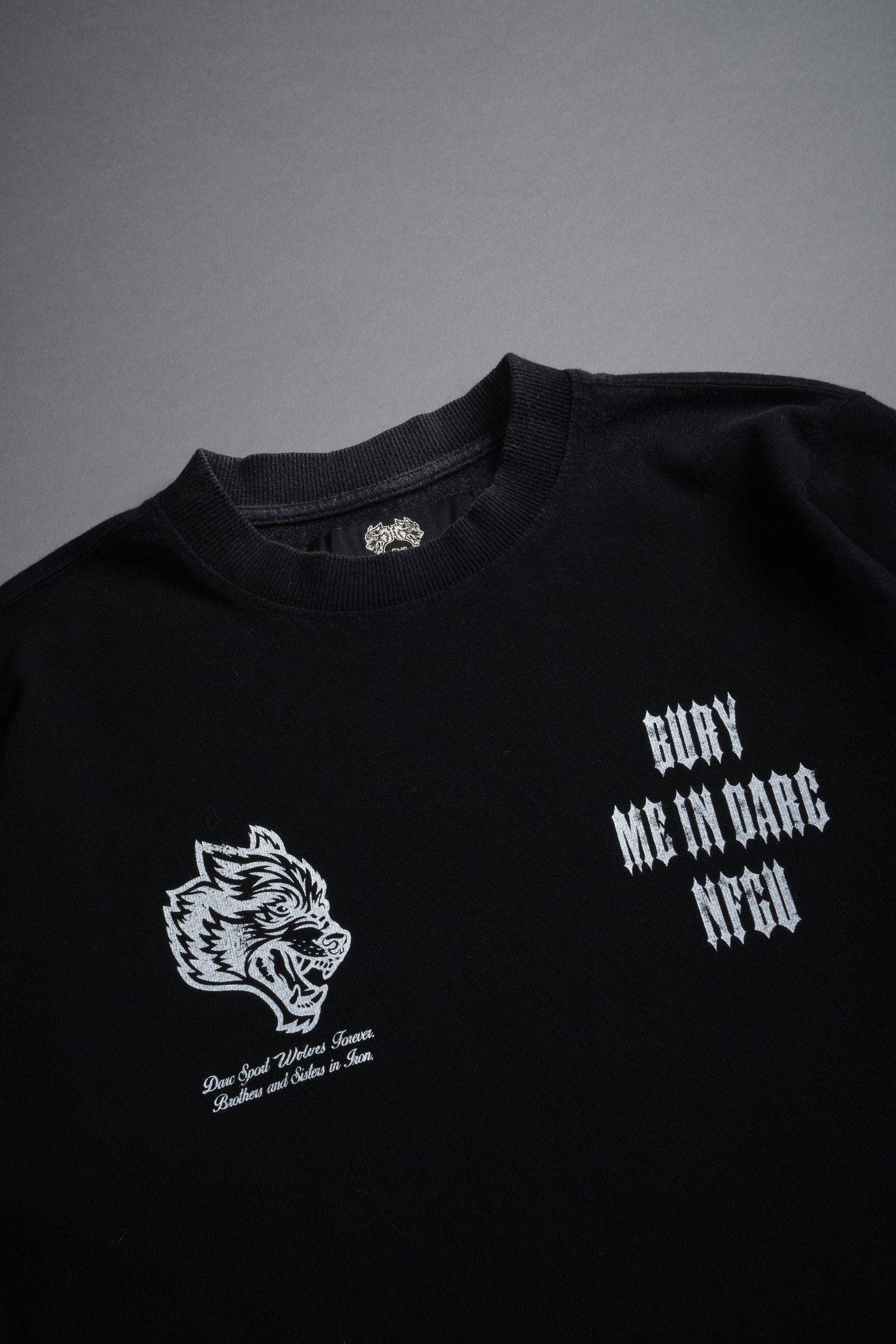 Bury Me In Darc NFGU Premium (Cropped) Tee in Black - Image 6