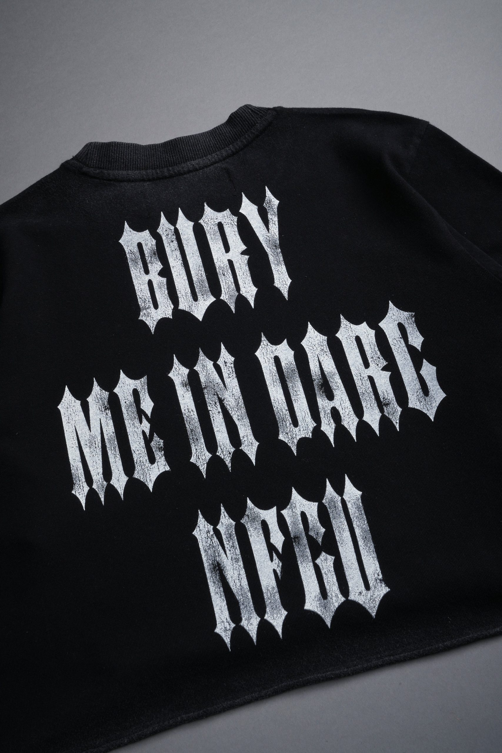 Bury Me In Darc NFGU Premium (Cropped) Tee in Black - Image 8