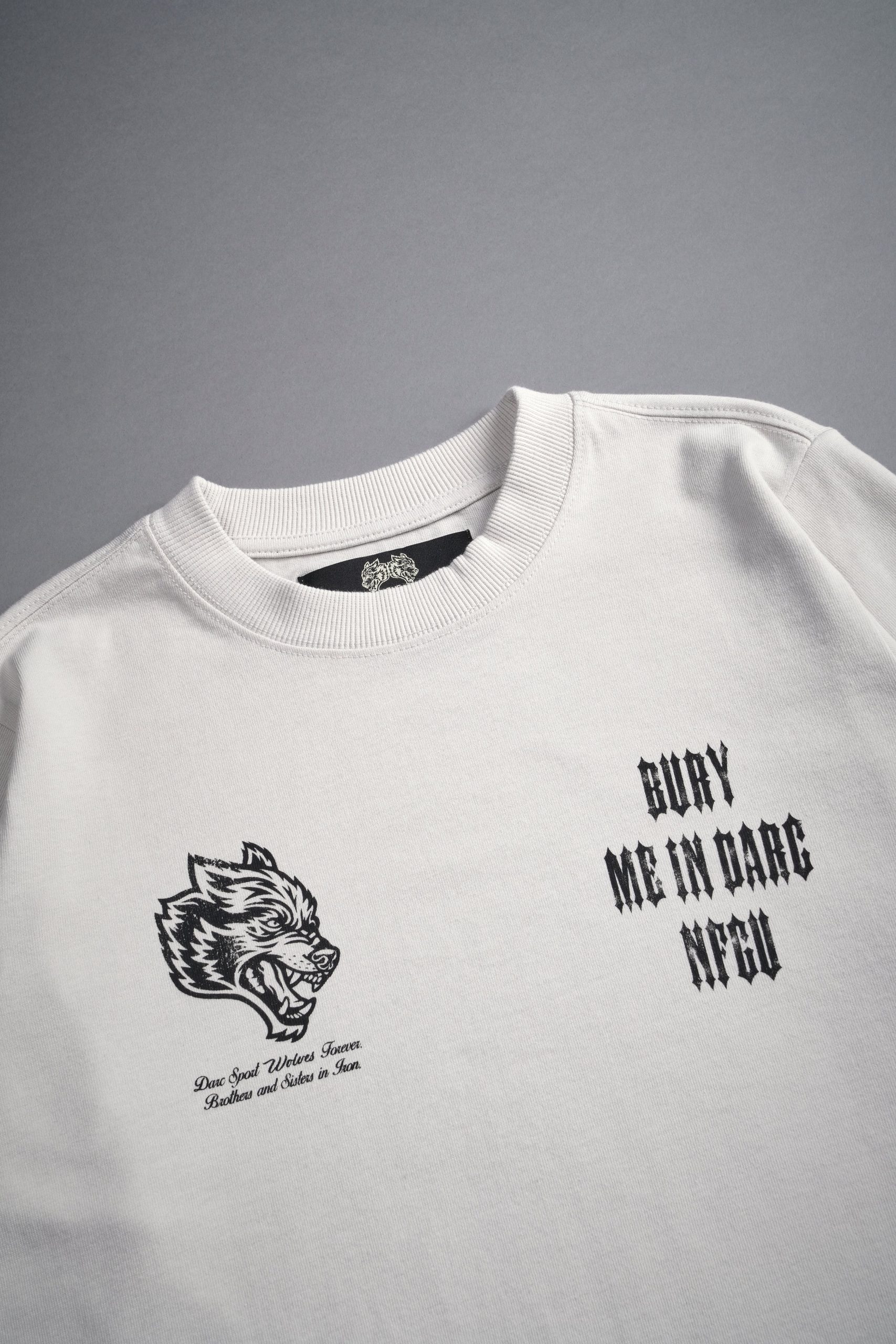 Bury Me In Darc NFGU Premium (Cropped) Tee in Stone - Image 6