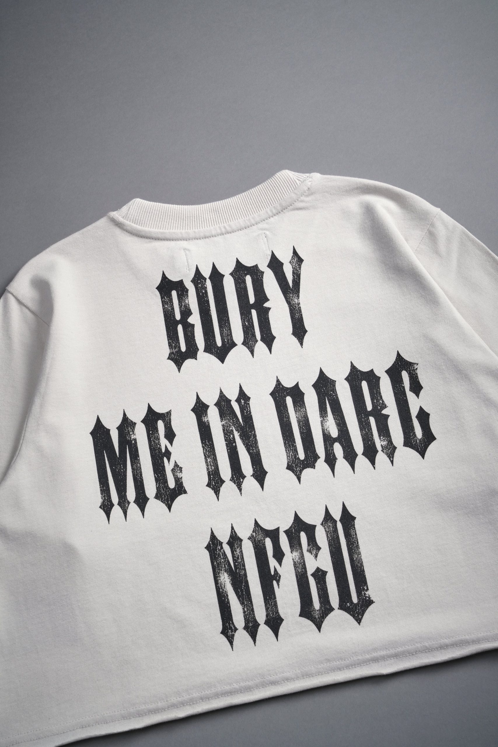 Bury Me In Darc NFGU Premium (Cropped) Tee in Stone - Image 8