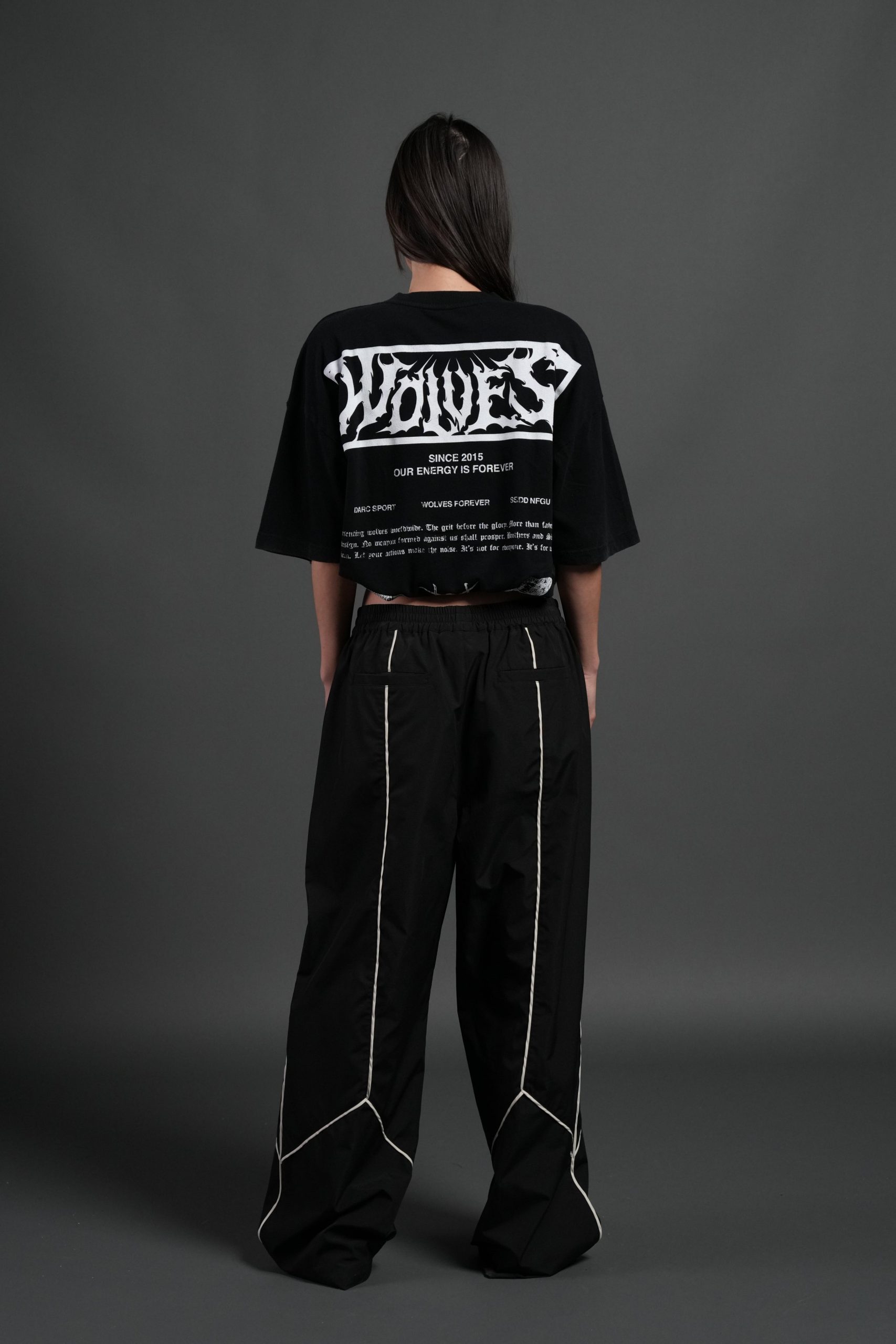 Death's-Head Premium Oversized Tee in Black - Image 6