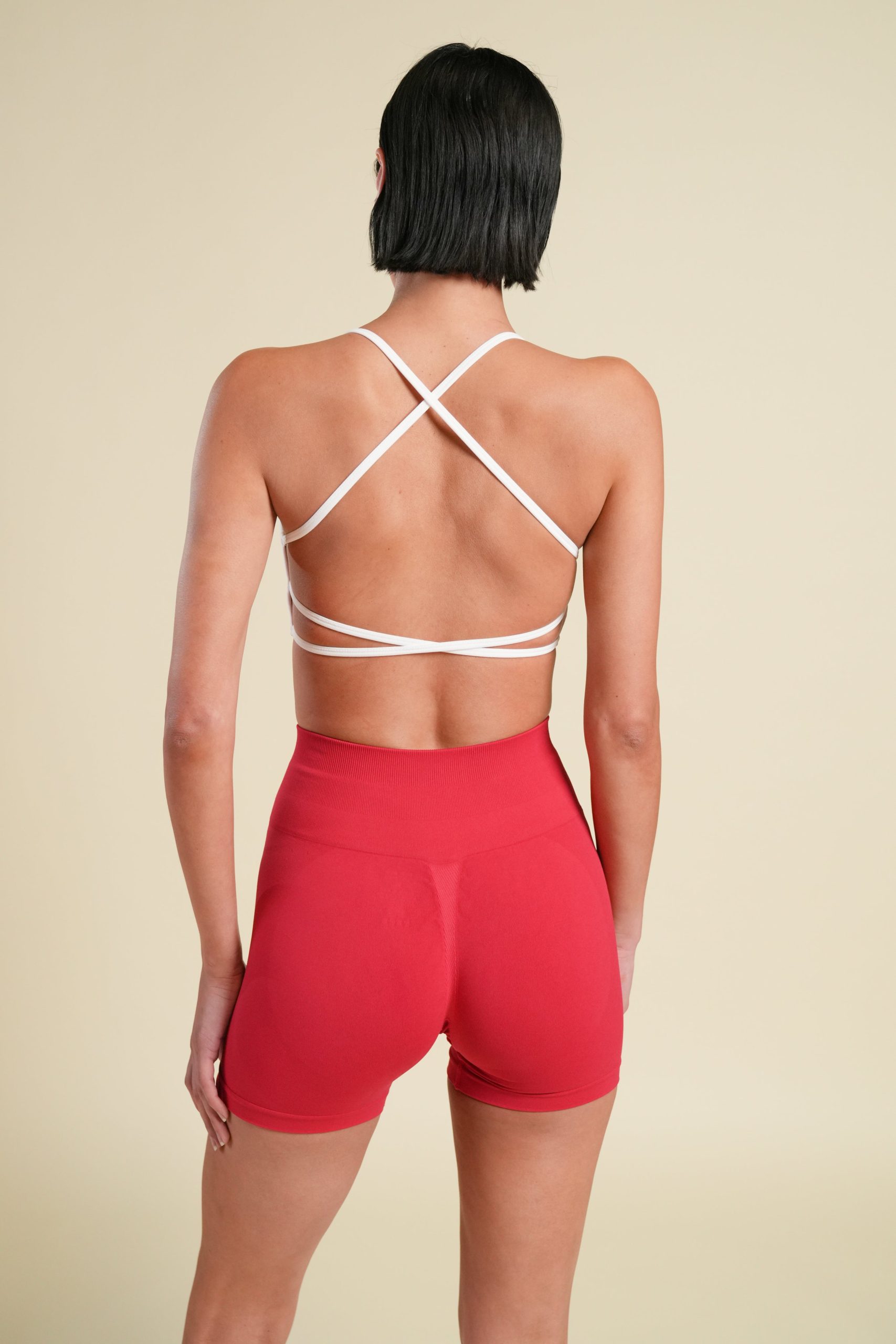 Wolf Stella Soft Seamless Shorts in Cherry - Image 2