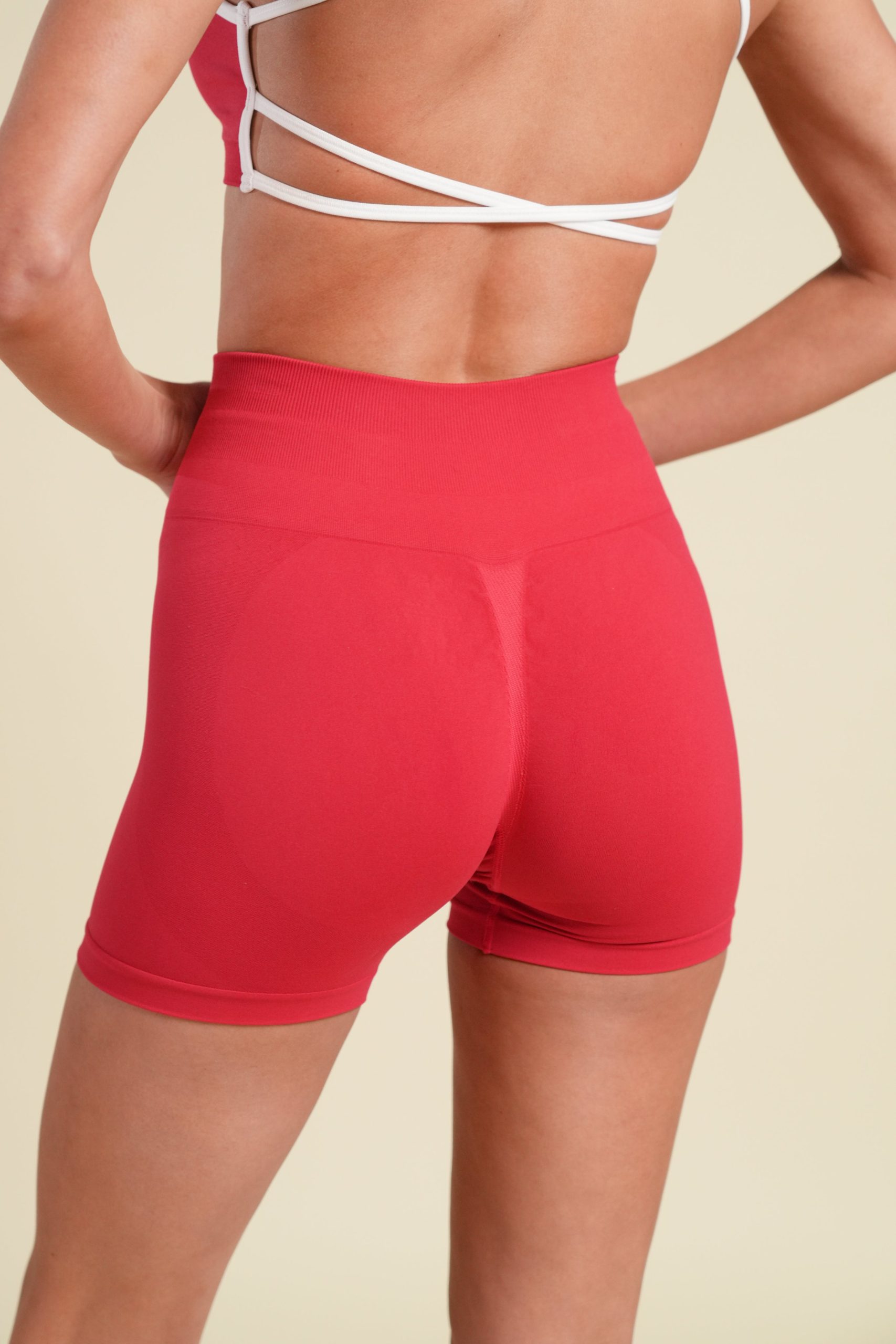 Wolf Stella Soft Seamless Shorts in Cherry - Image 6