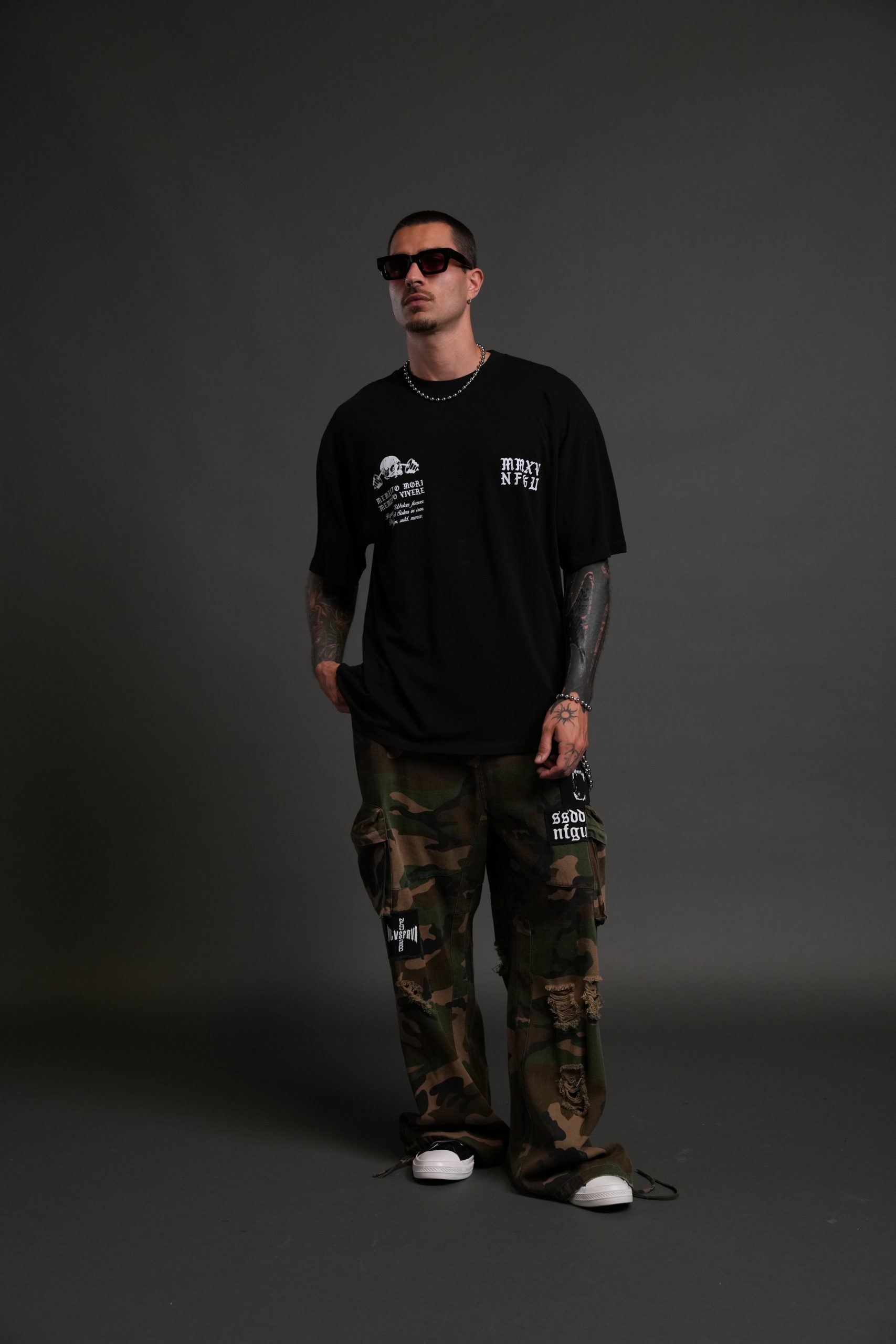 Yesterday's Gone Premium Oversized Tee in Black - Image 5