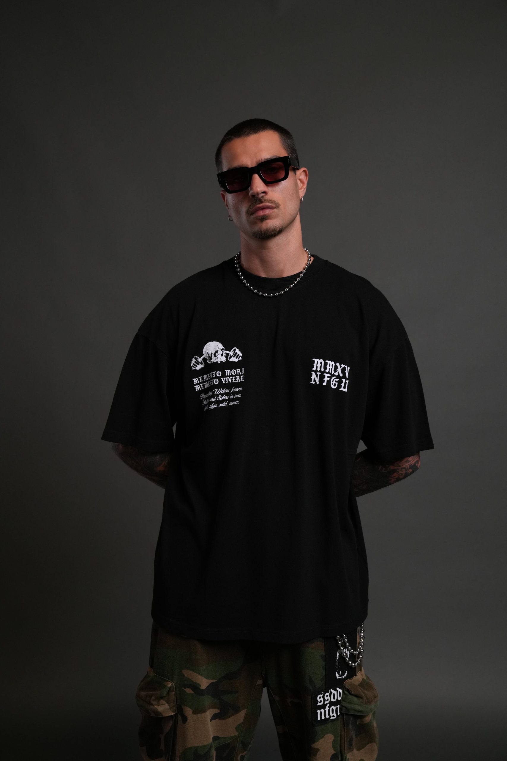 Yesterday's Gone Premium Oversized Tee in Black - Image 2