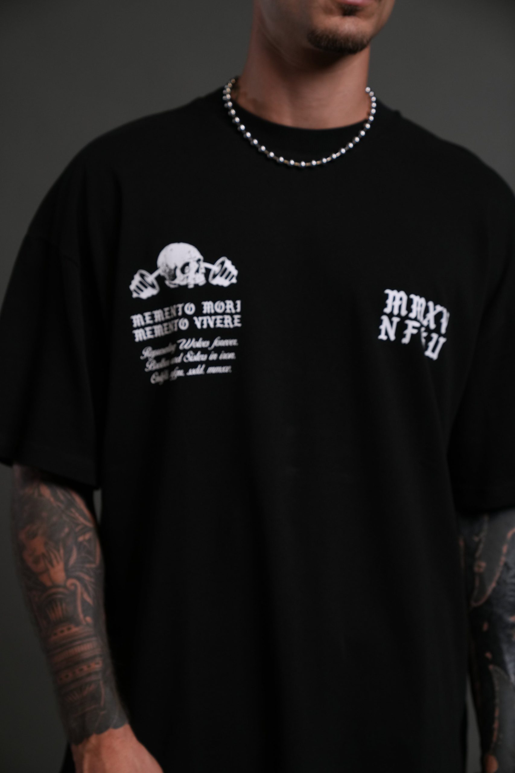 Yesterday's Gone Premium Oversized Tee in Black - Image 7