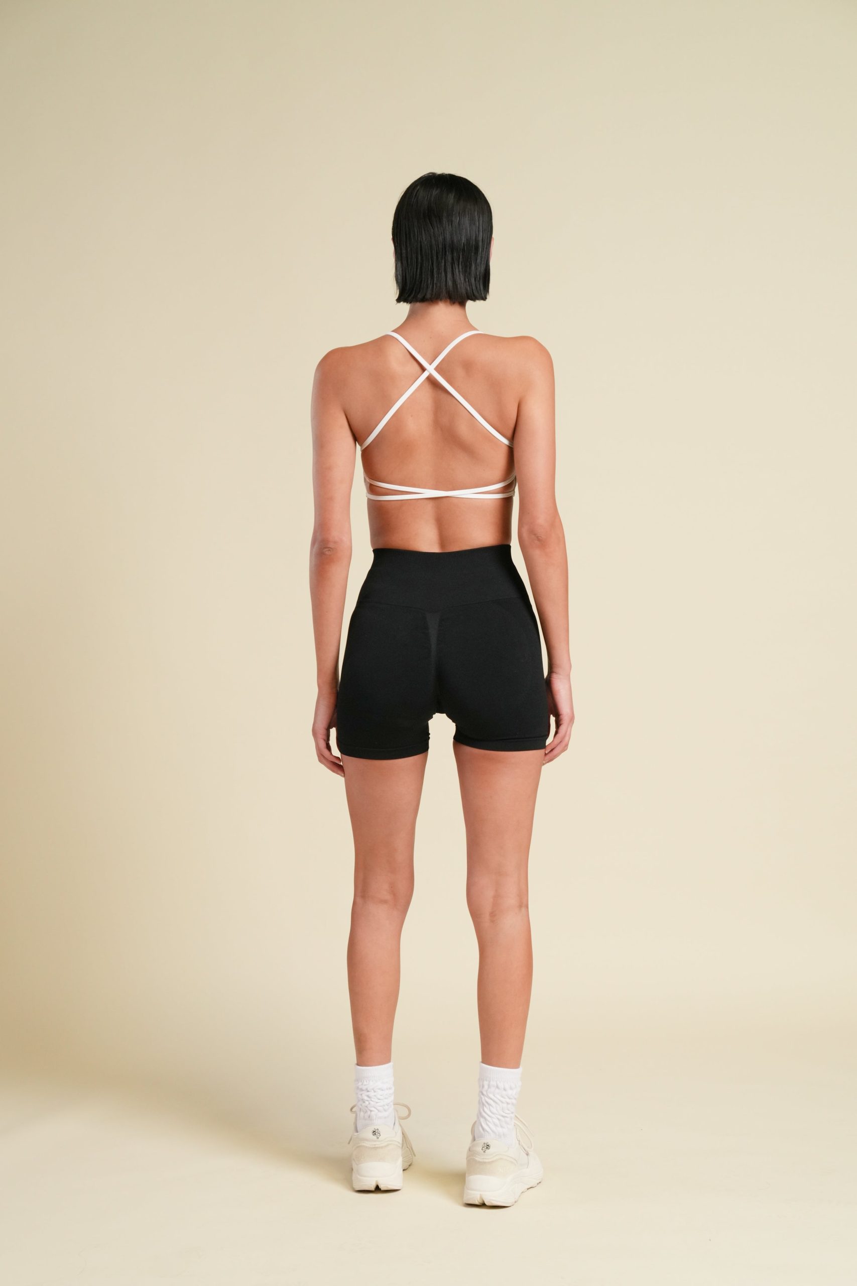 Wolf Stella Soft Seamless Shorts in Black - Image 5