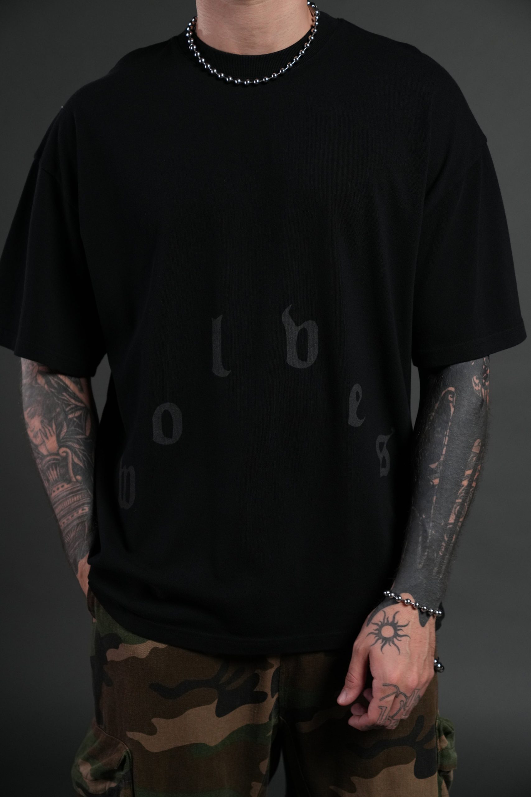 You Are the Reason Premium Oversized Tee in Black - Image 6